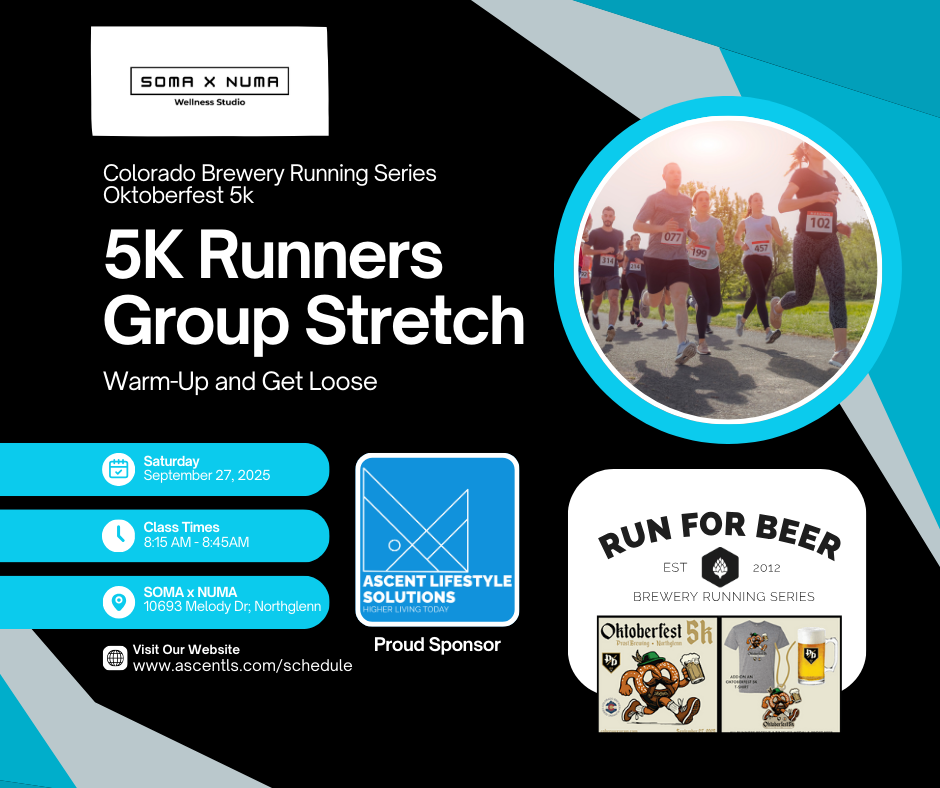 Colorado Brewery Running Series Oktoberfest 5k Runners Group Stretch
