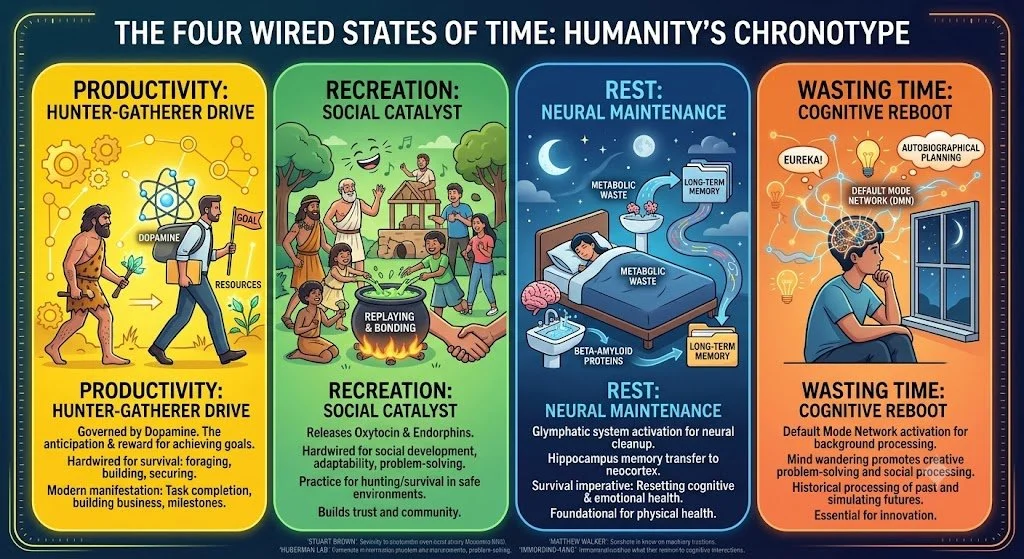 The Four-Part Chronotype: The Evolutionary Wiring Behind How We Spend Our Time