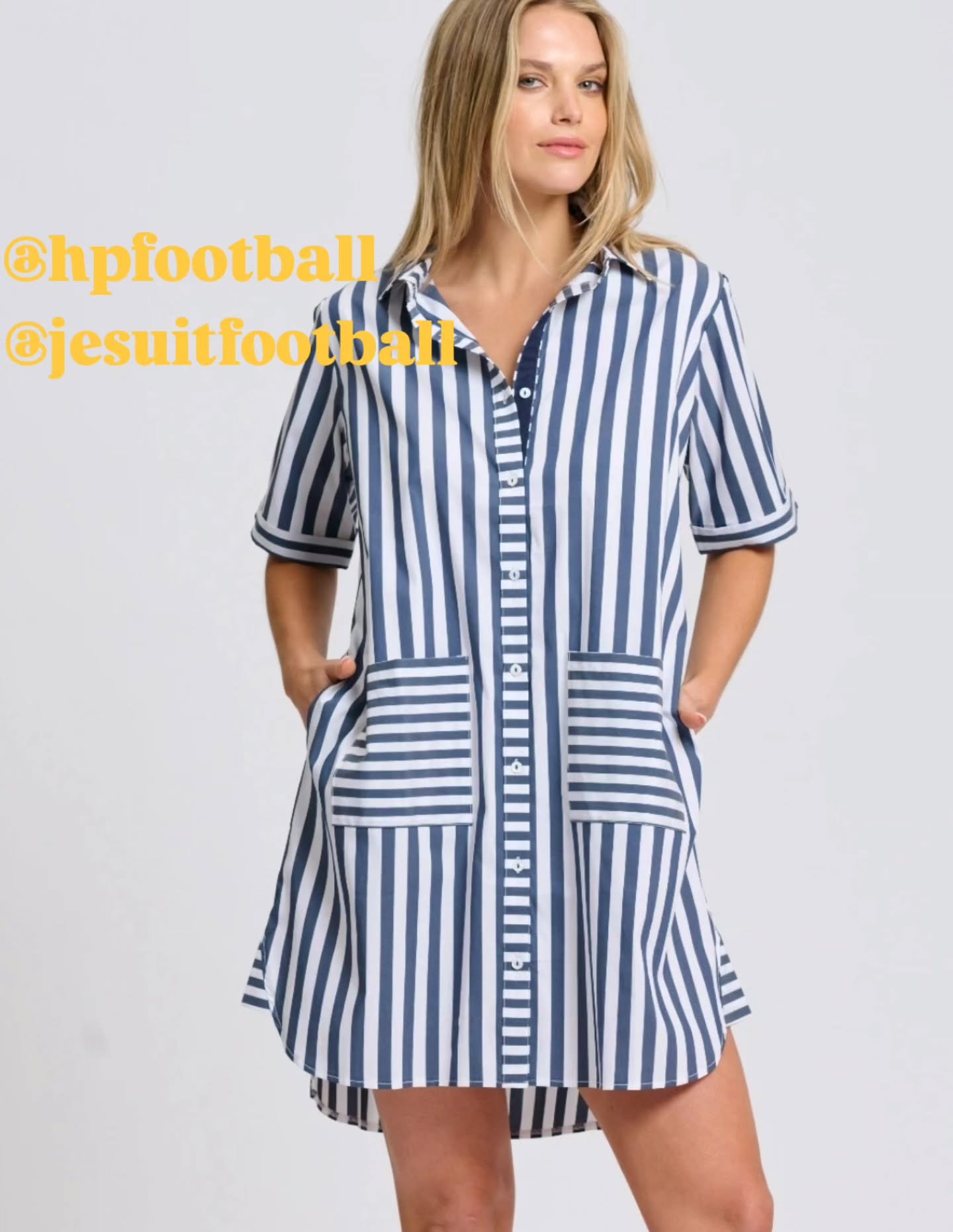 Start off the local season in this perfect spirit  dress. Don't wait for game day! It's perfect any day!
