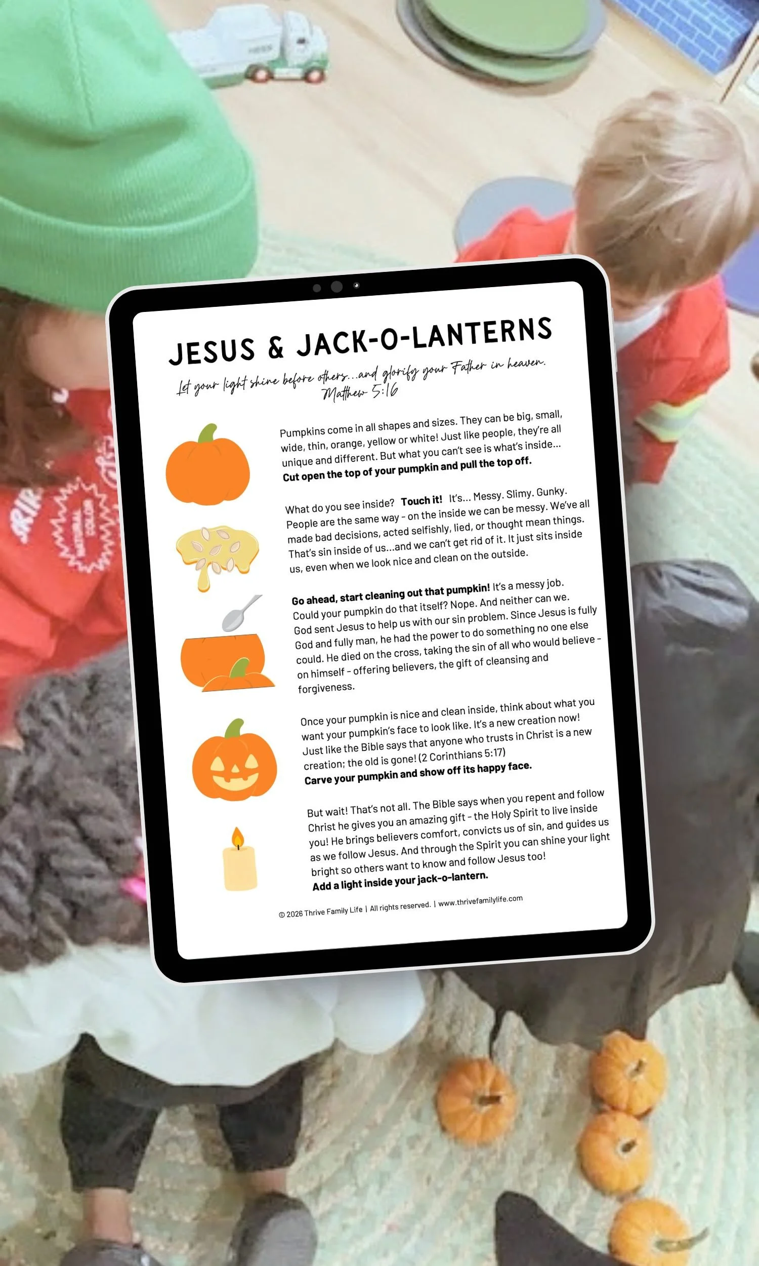 Jesus and Jack-o-lanterns - Free Download