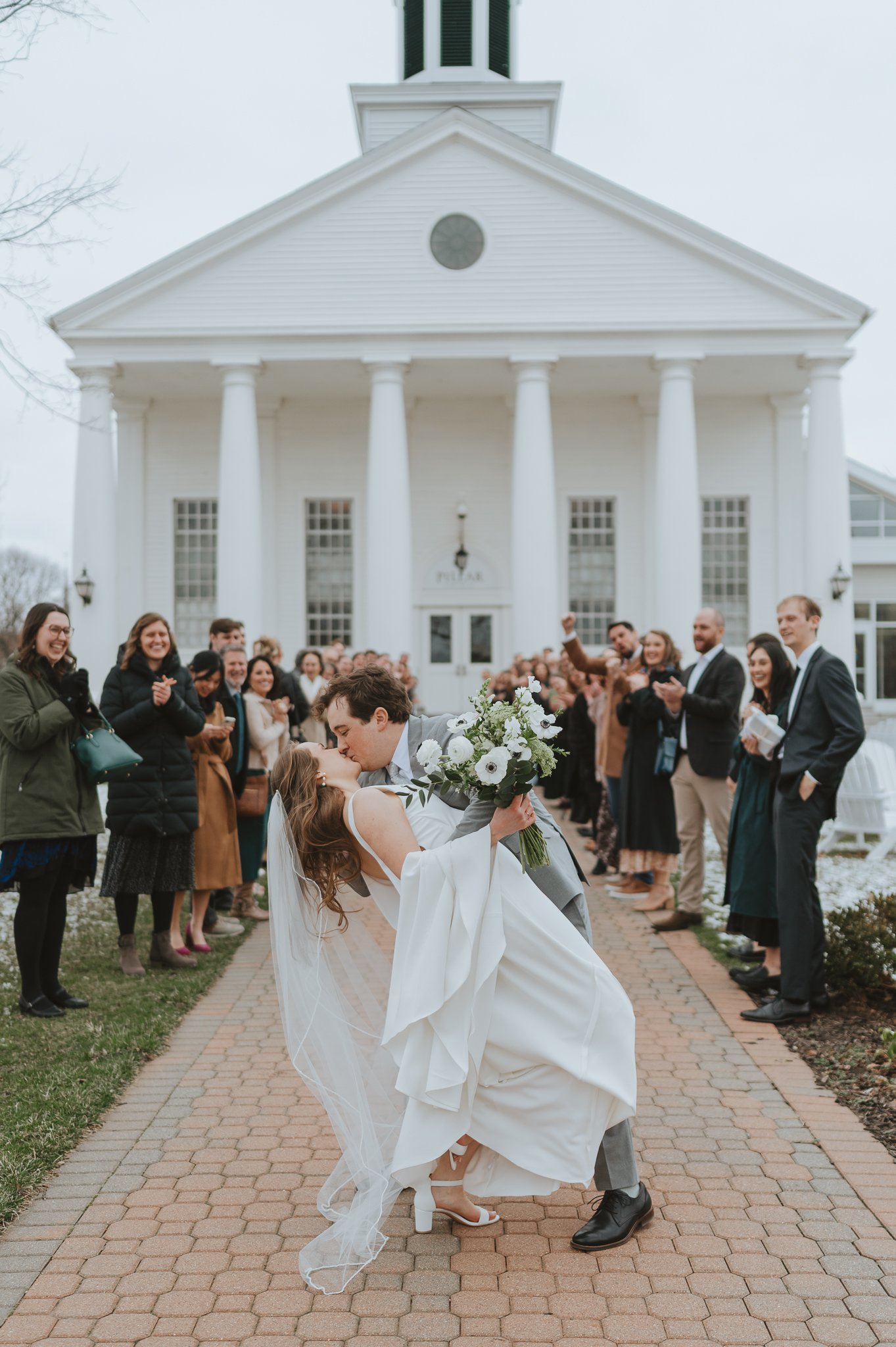 Winter Wedding in Holland, Michigan | A Cozy Celebration in the Snow
