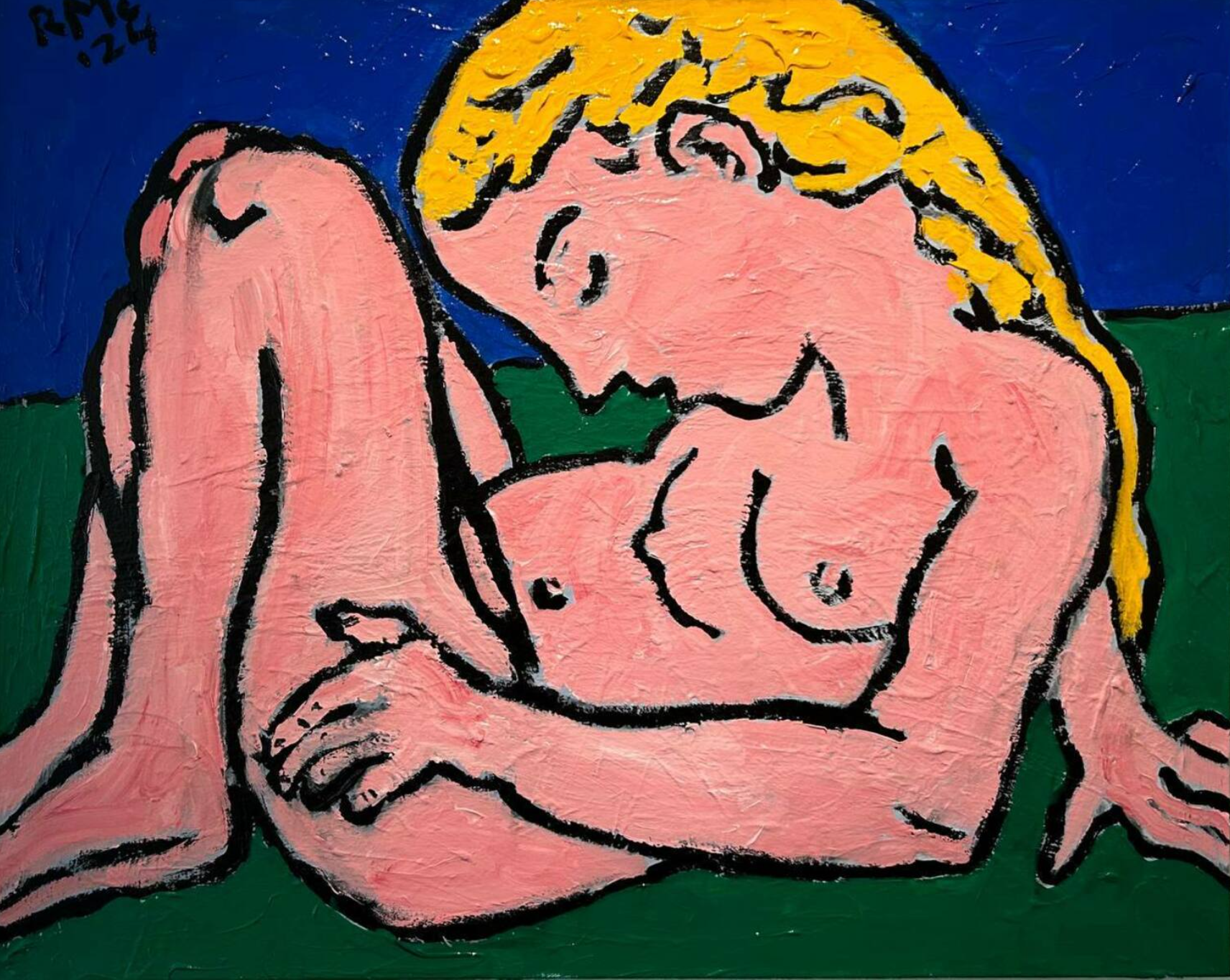 Rick McCarthy. Untitled, 2024. Oil on Canvas. 61 x 76 centimeters. Courtesy of Sahar K. Boluki Gallery.