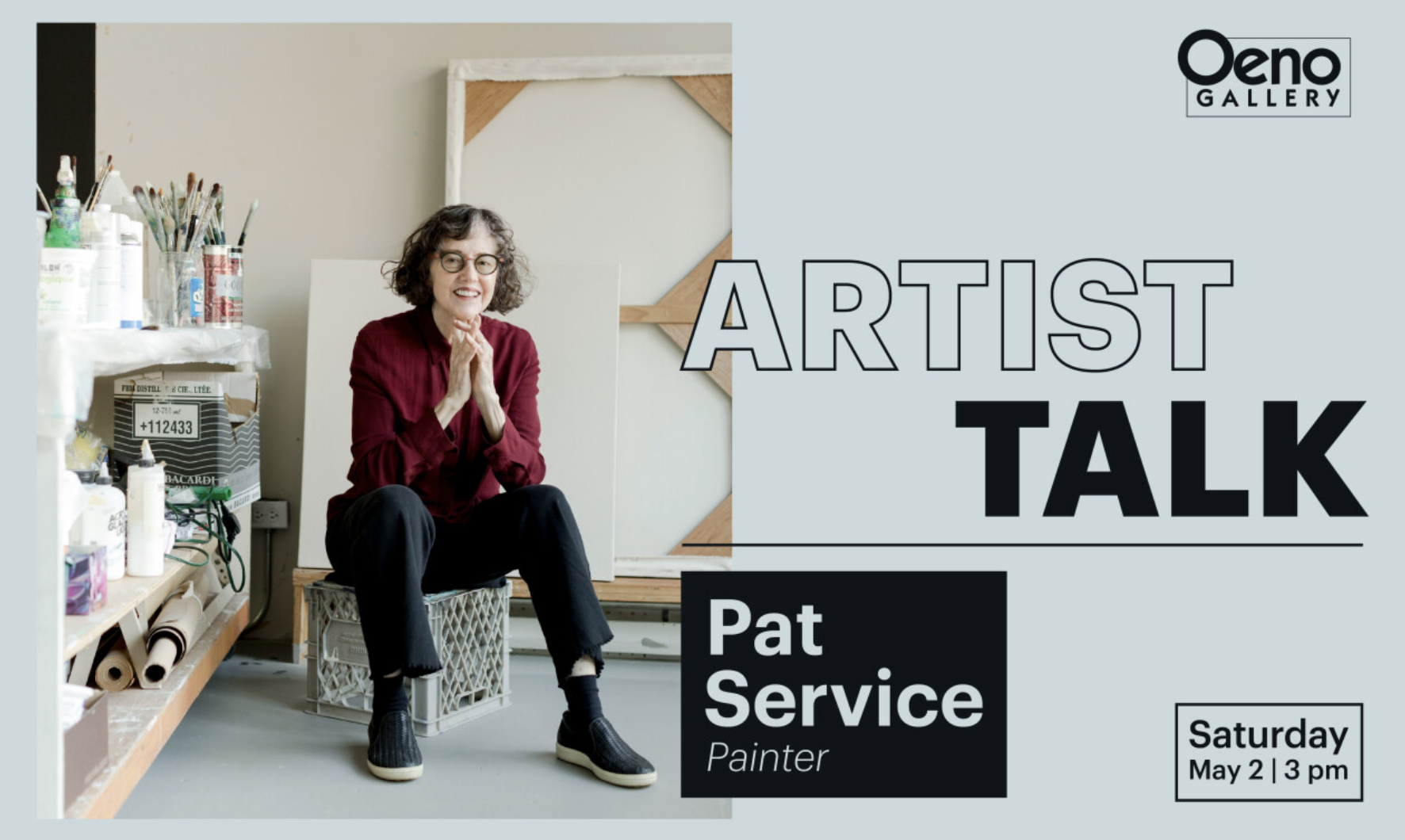 Artist Talk | Pat Service @ Oeno Gallery