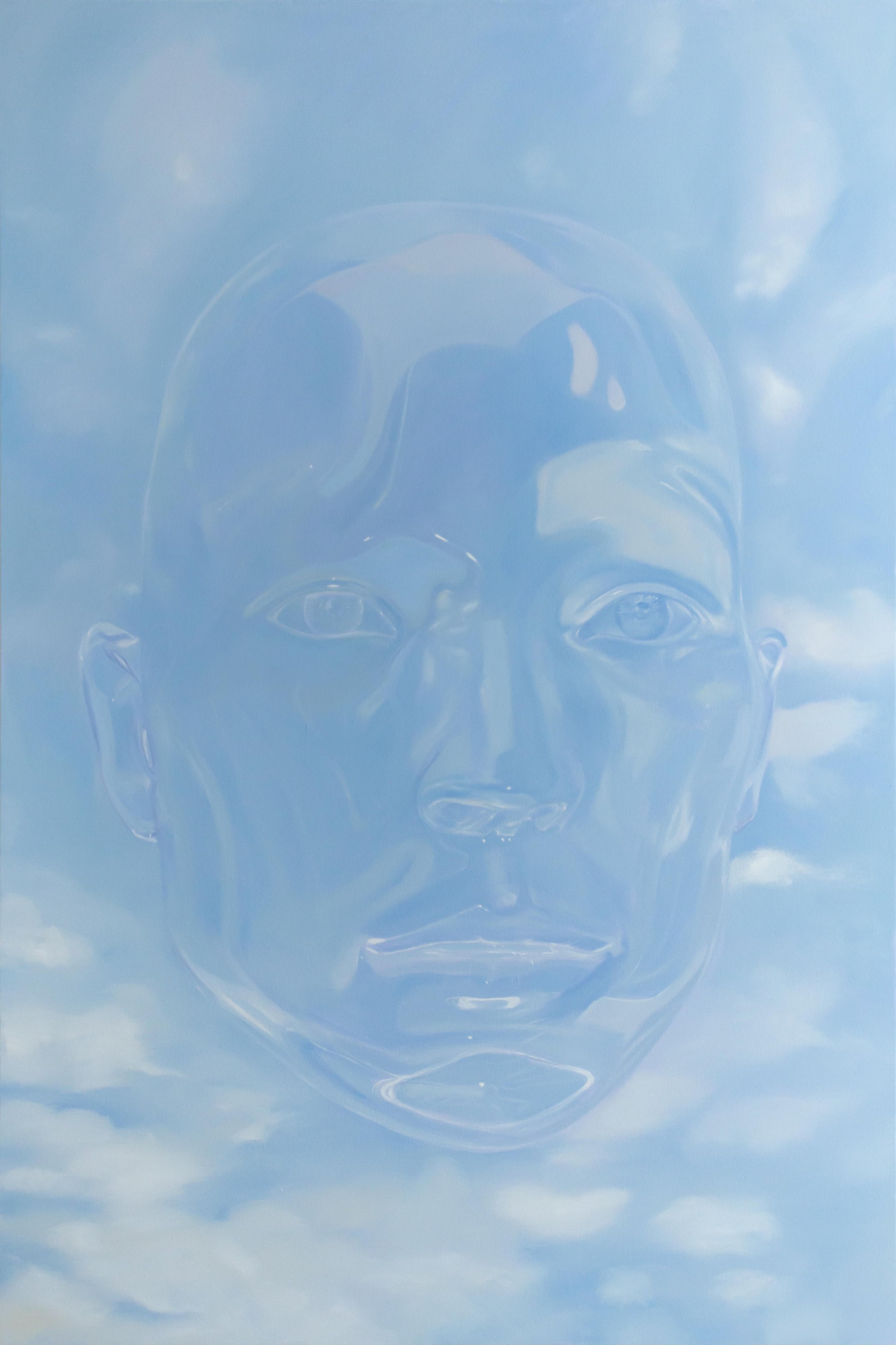 Jen Mann. Sky, 2023. Oil on canvas. 72 x 48 inches. Gallery Jones. 
