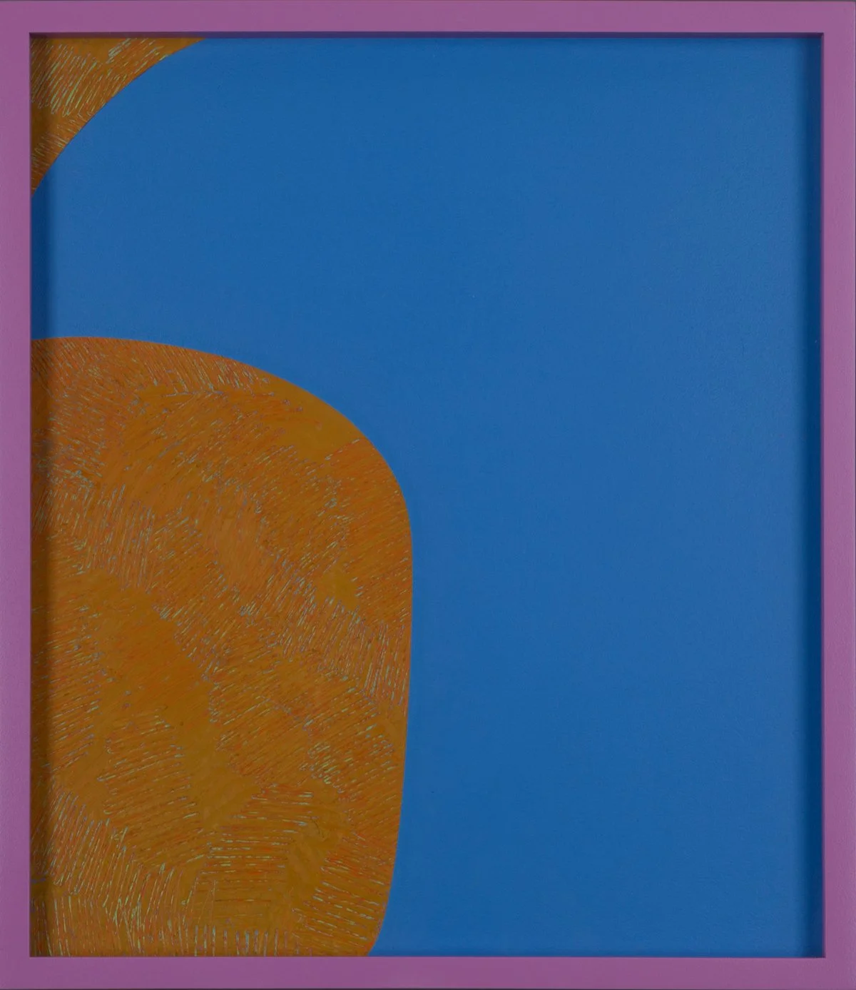 Caroline Mousseau. Untitled, 2023. Oil pastel and oil on Arches paper. 19 x 16 3/4 in. Michael Gibson Gallery.