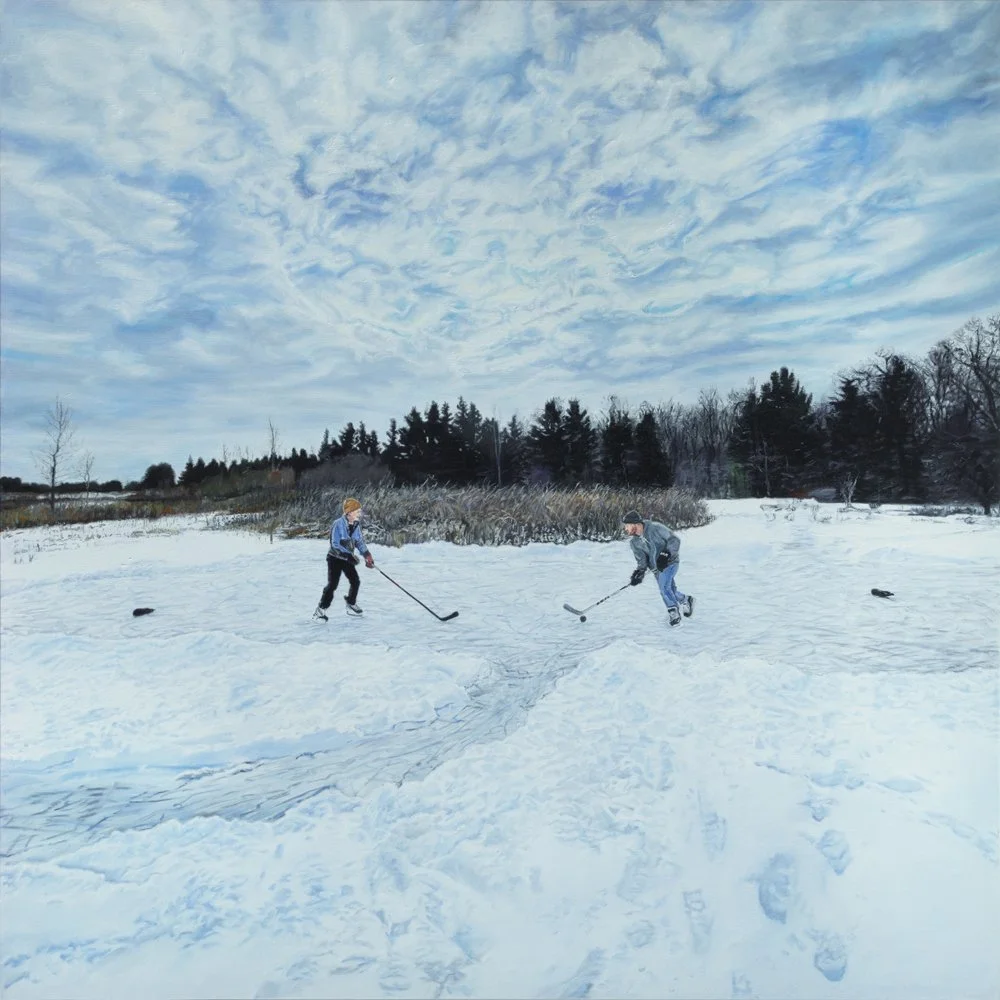 Jennifer Walton, Lemoine Point Shinny, One on One.jpg