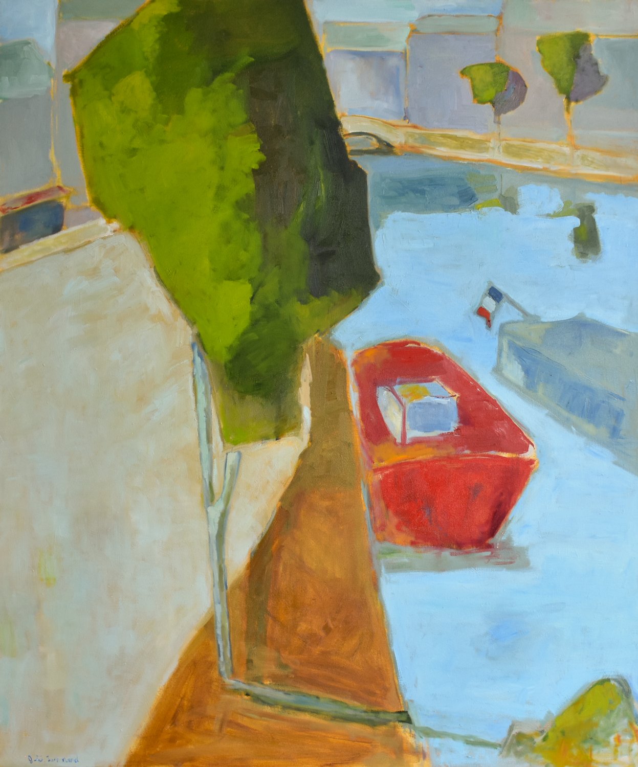 John G. Lennard. The Shapes I See, 2025. Oil on linen. 60 x 49.5 inches. Courtsey Roberts Gallery. 