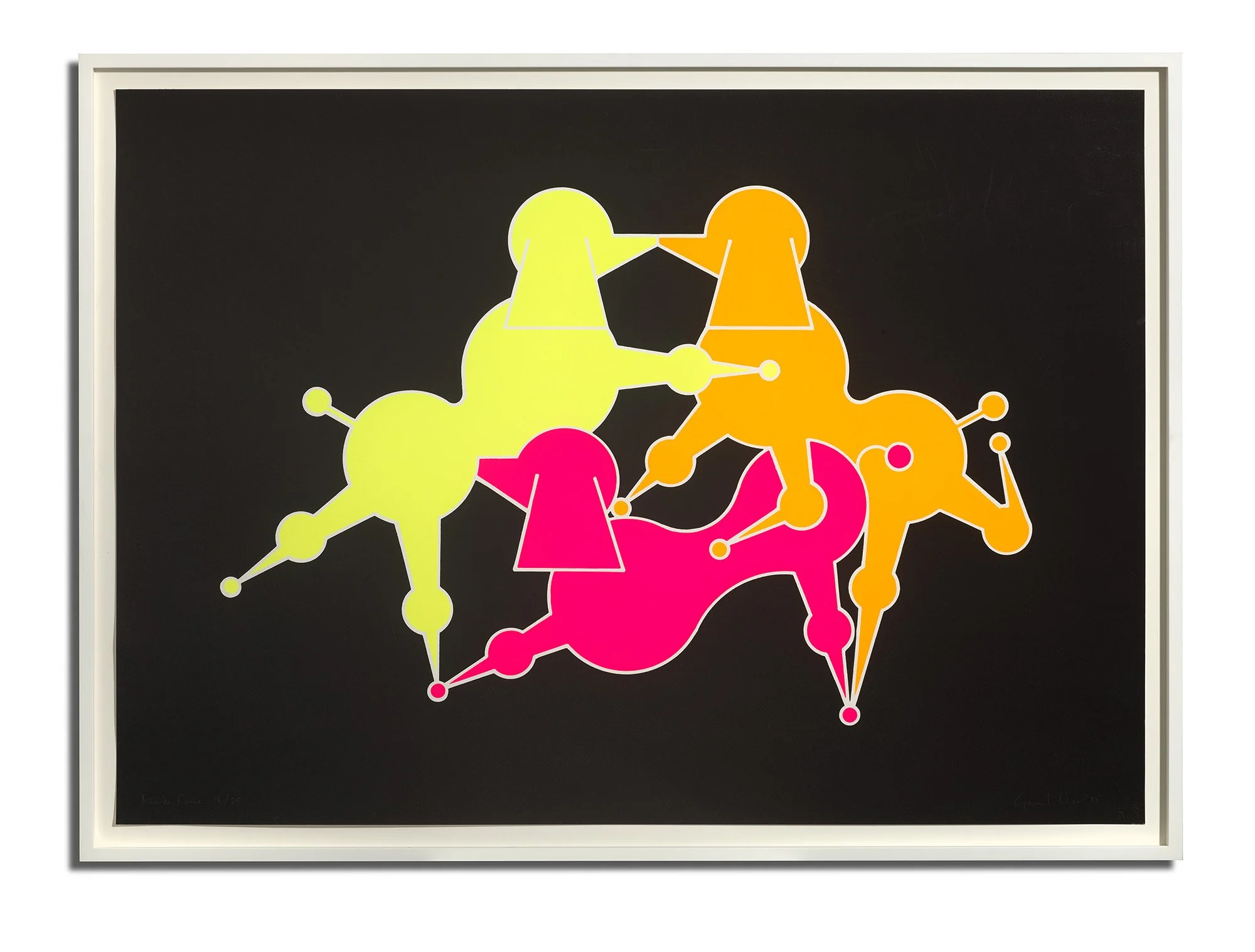 General Idea. Mondo Cane, 1985. Screenprint. 29 x 40 inches. Courtesy of Simon Bentley Fine Art.