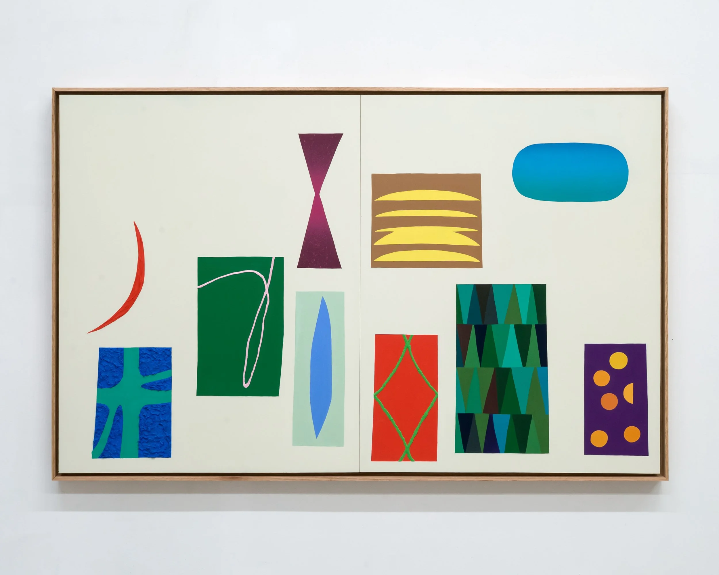 Scott Sueme. No Set Path. Acrylic on Panel. 30 x 47 inches. Mayberry Fine Art.
