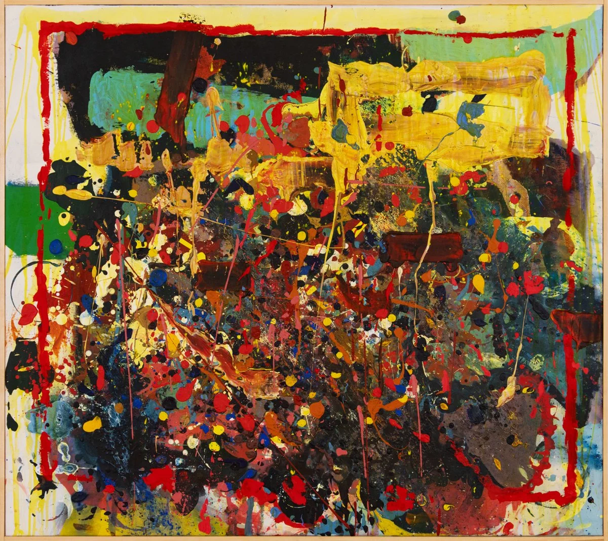 Alexander Rasmussen. Dairy Bar, 2025. Acrylic on canvas. 40 x 44.5 inches. Christopher Cutts Gallery.