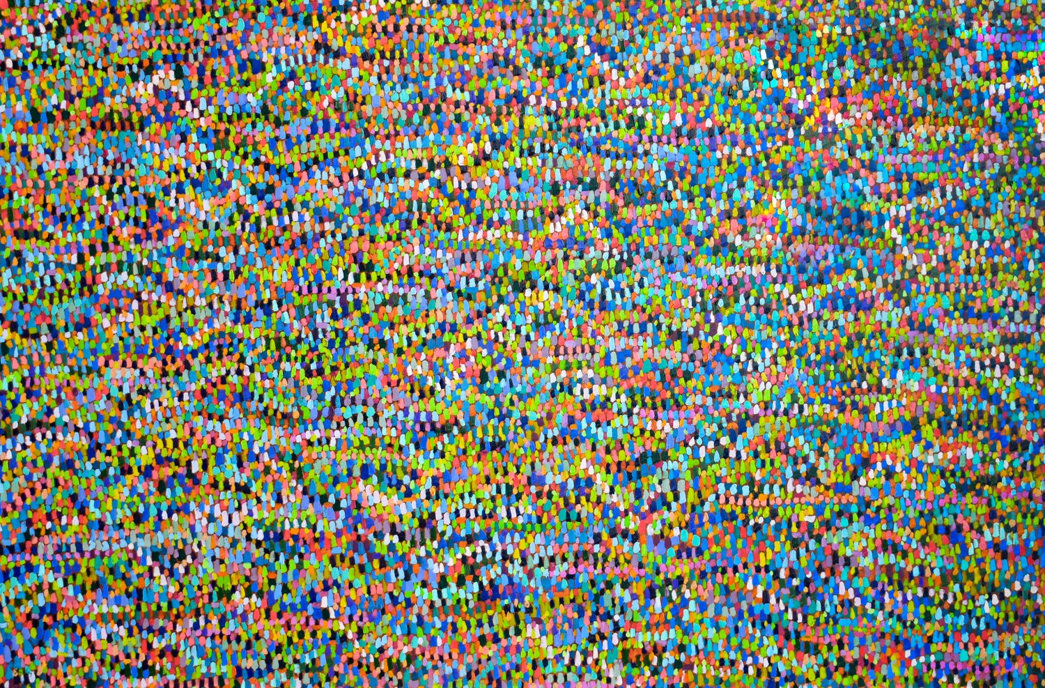 Bewabon Shilling. Field Series- Spring, 2025. Oil on canvas. 40 x 60 inches. Courtsey Roberts Gallery. 