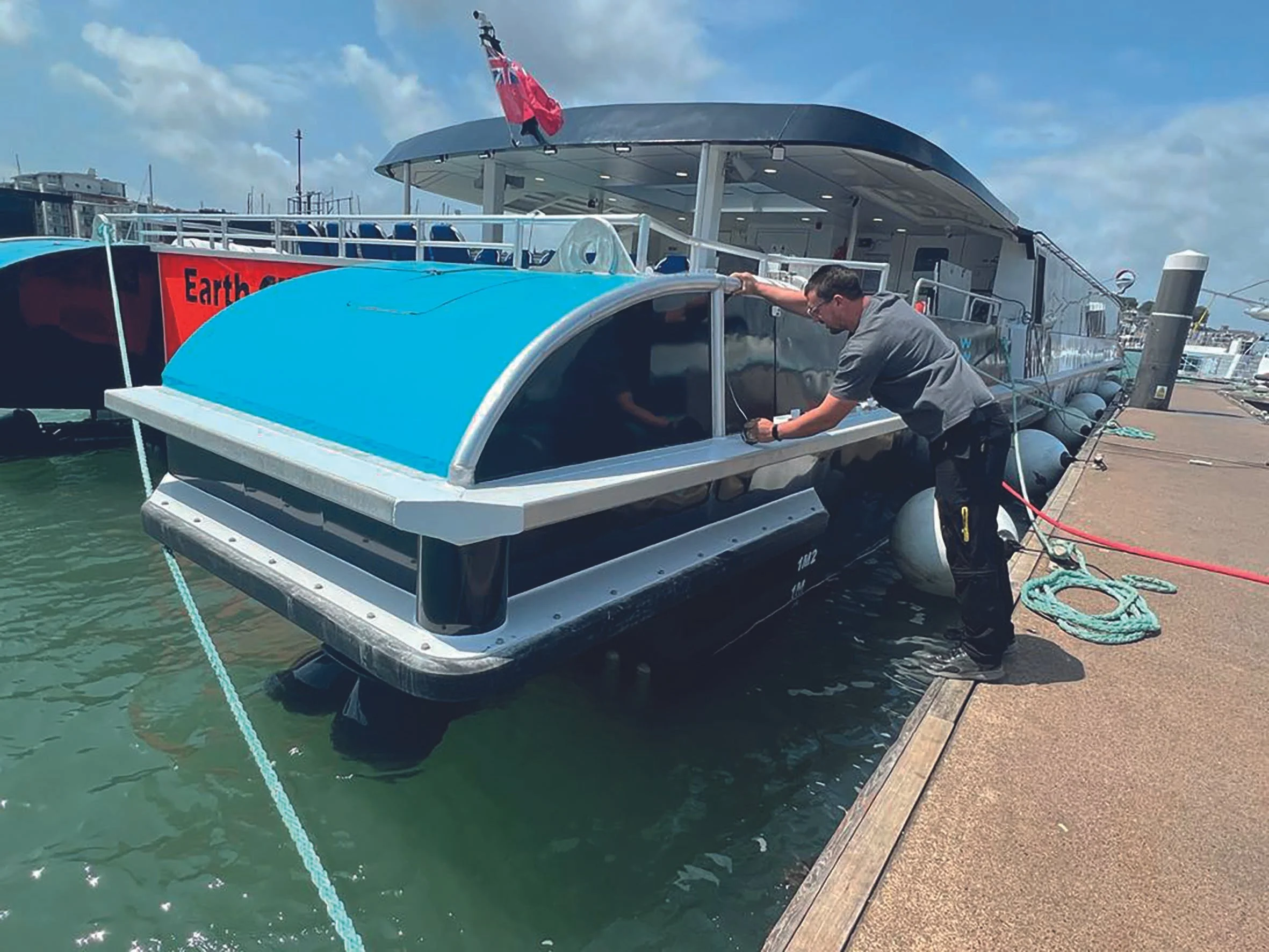 commercial boat wrap