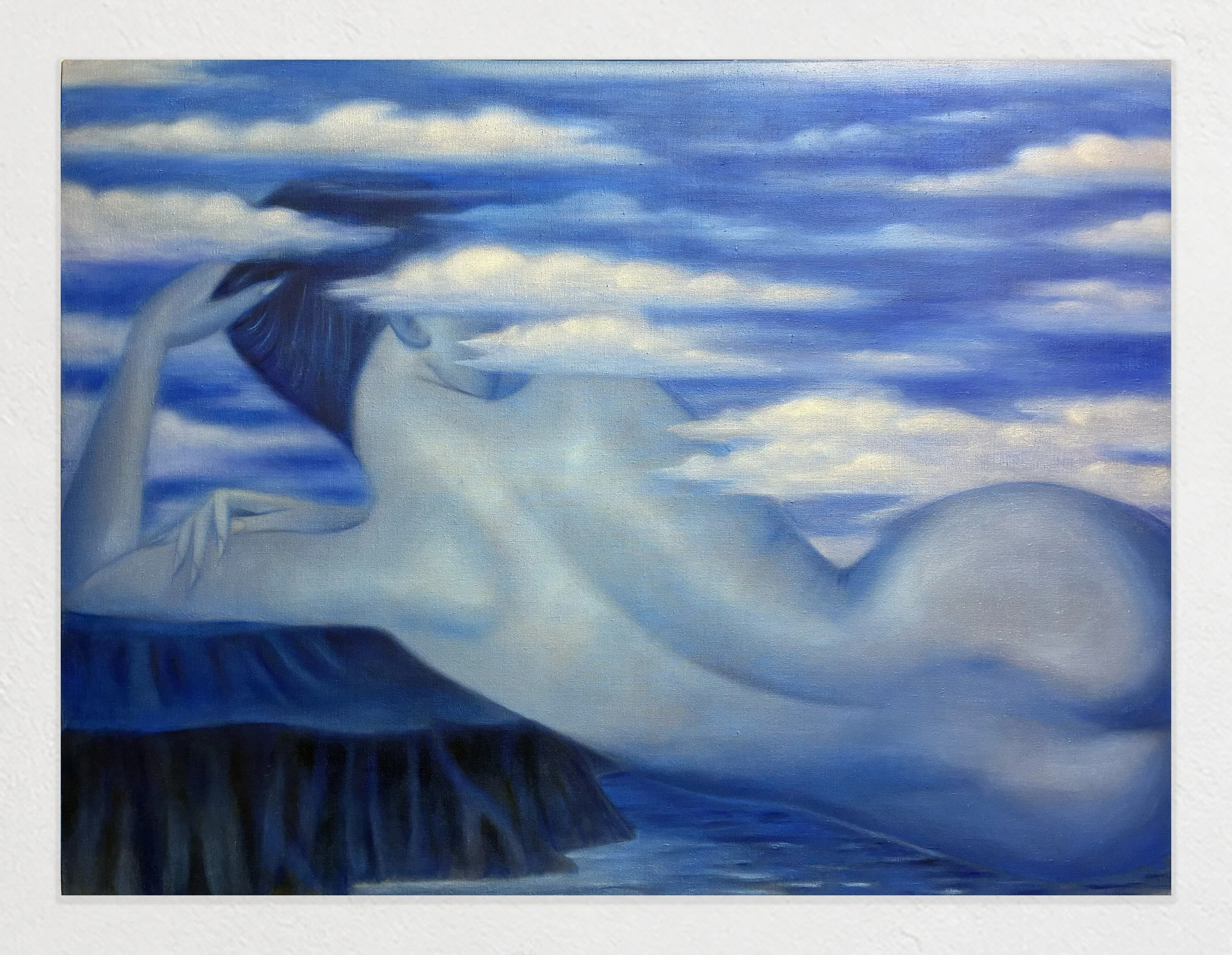 Odalisque, oil on linen, 2026, 30" x 40"