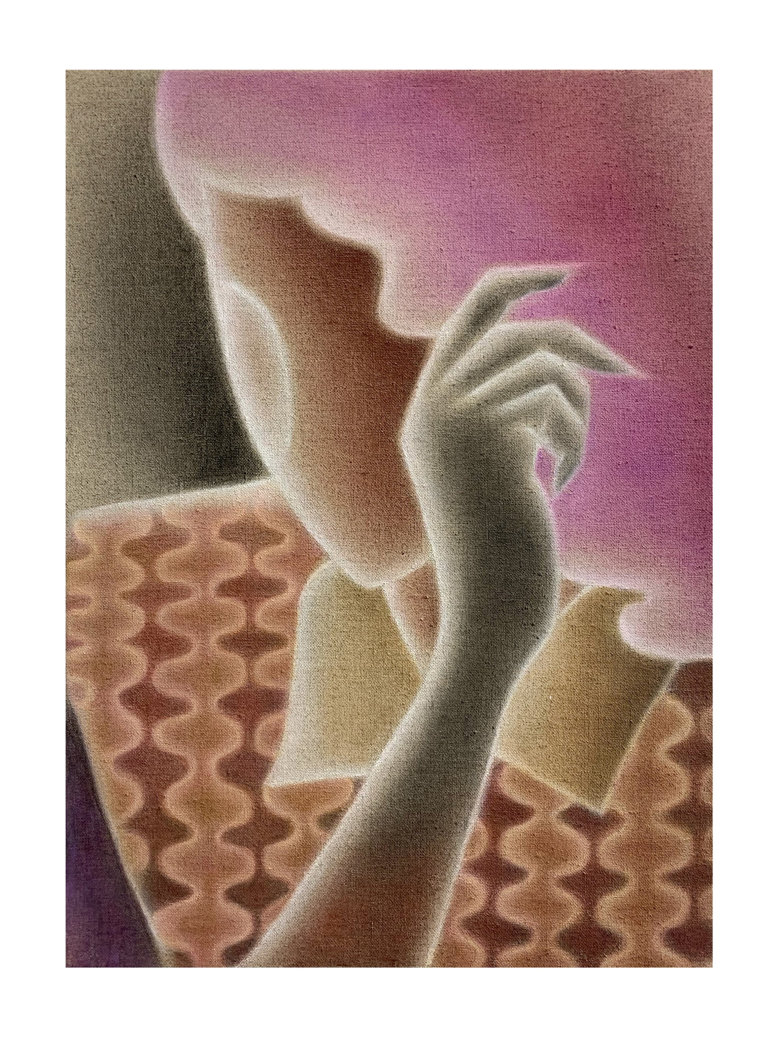 A Good Witch, oil on linen, 2026, 16"x12," $2,200