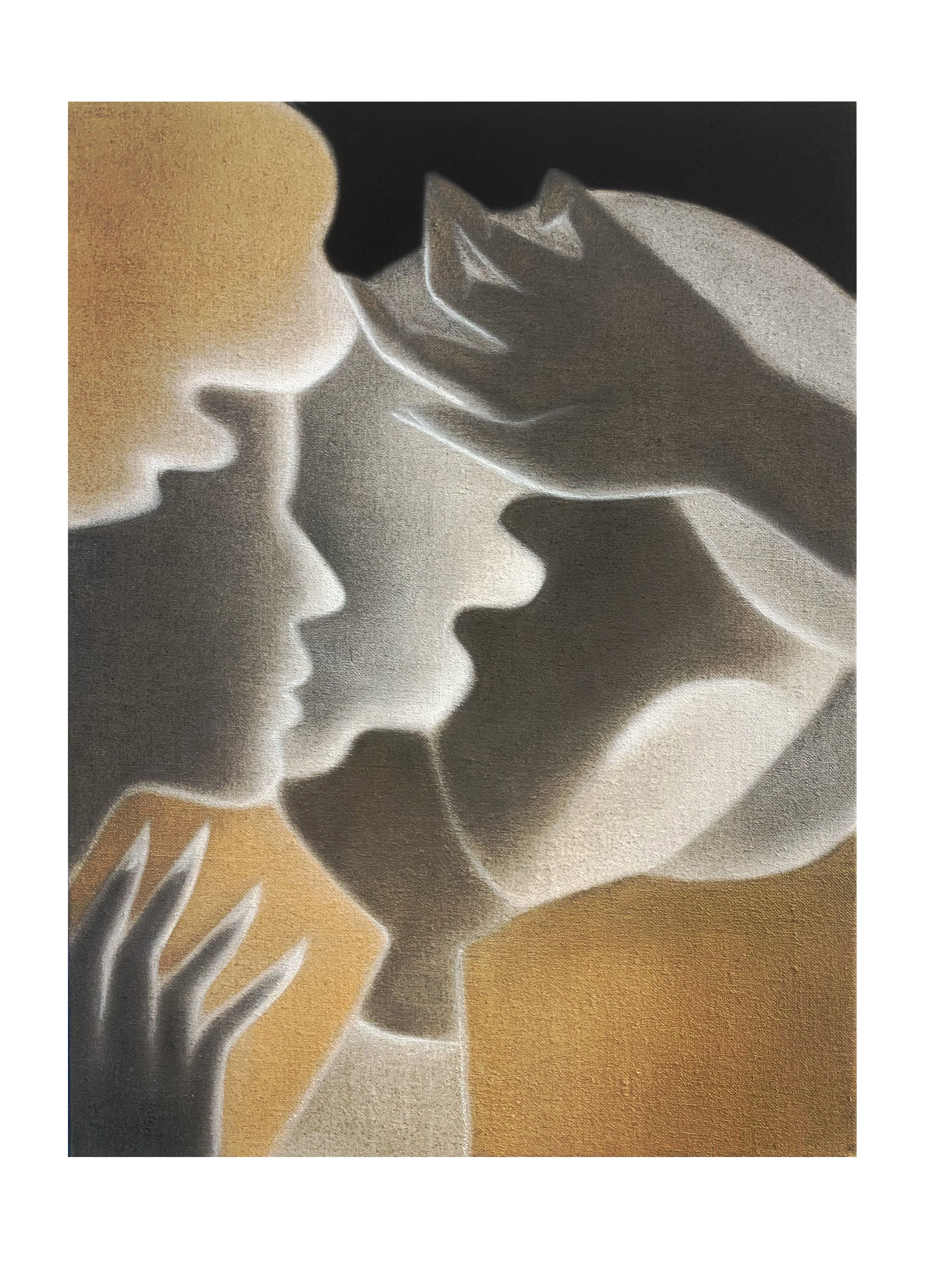 No Time for Love, 2026, oil on linen, 16" x 12," $2,000