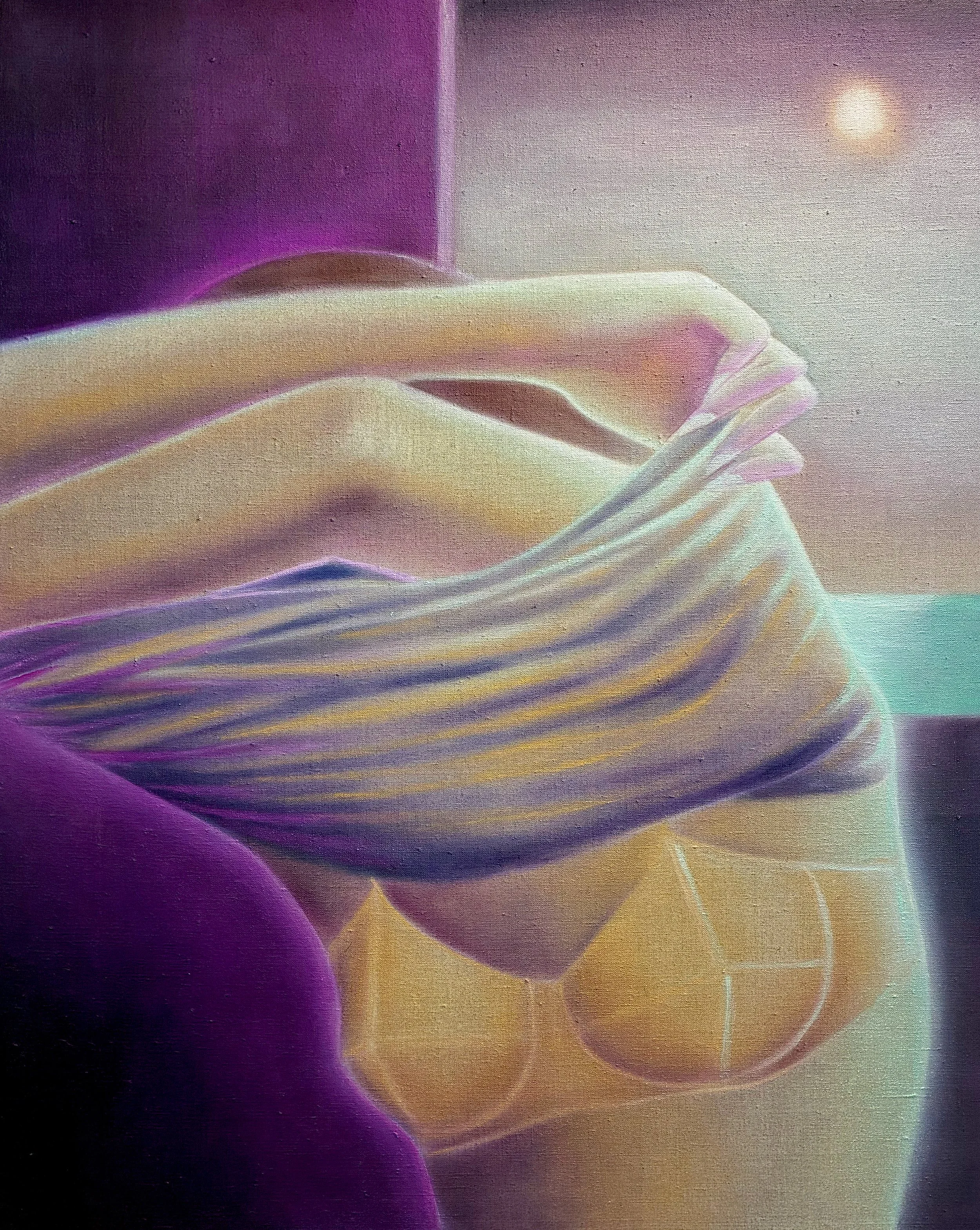 We'll Talk Tomorrow, 2026, oil on linen, 30" x 24"