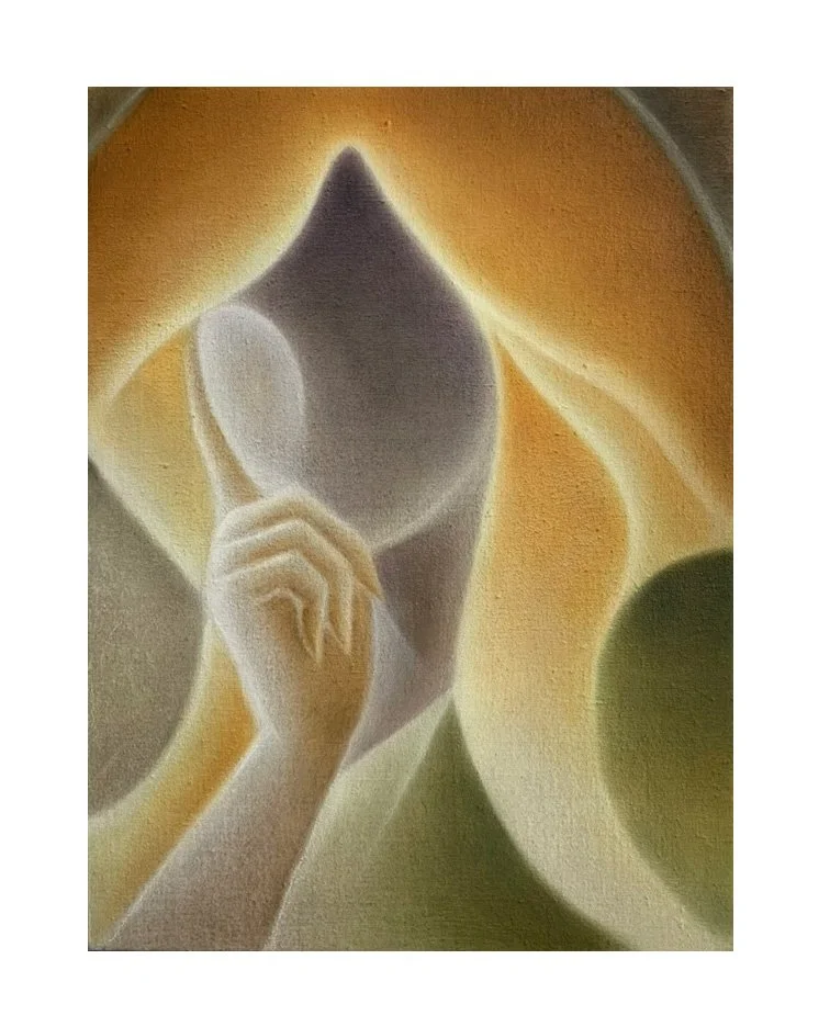 Tangerine Dream, oil on linen, 2026, 16" x 12"