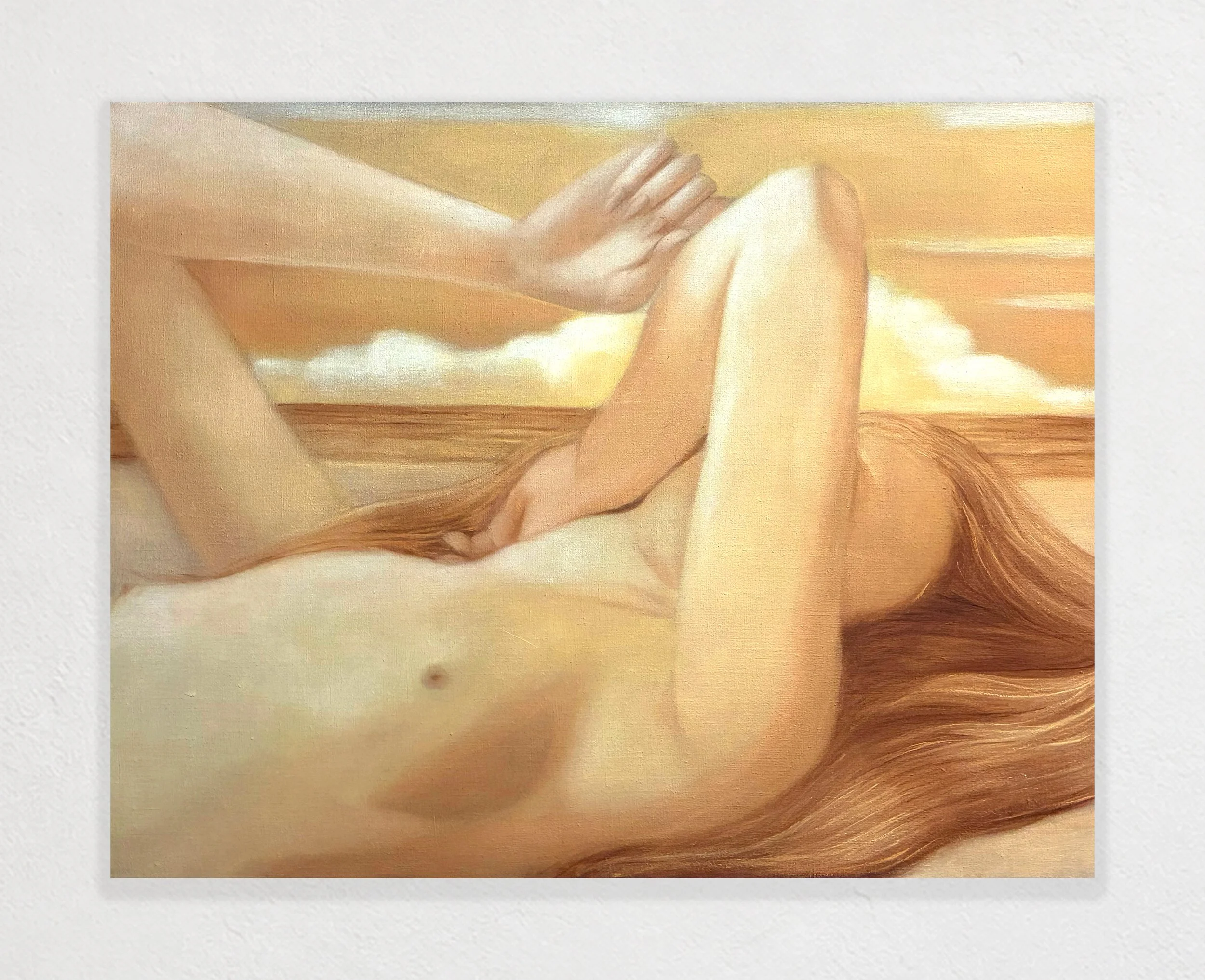 Golden Girl, oil on linen, 2026, 24" x 30"