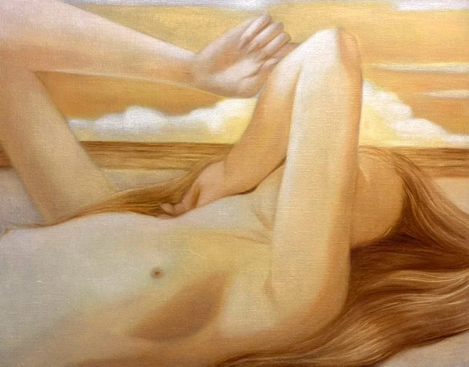 Golden Girl, 2026, oil on linen, 24" x 30" 