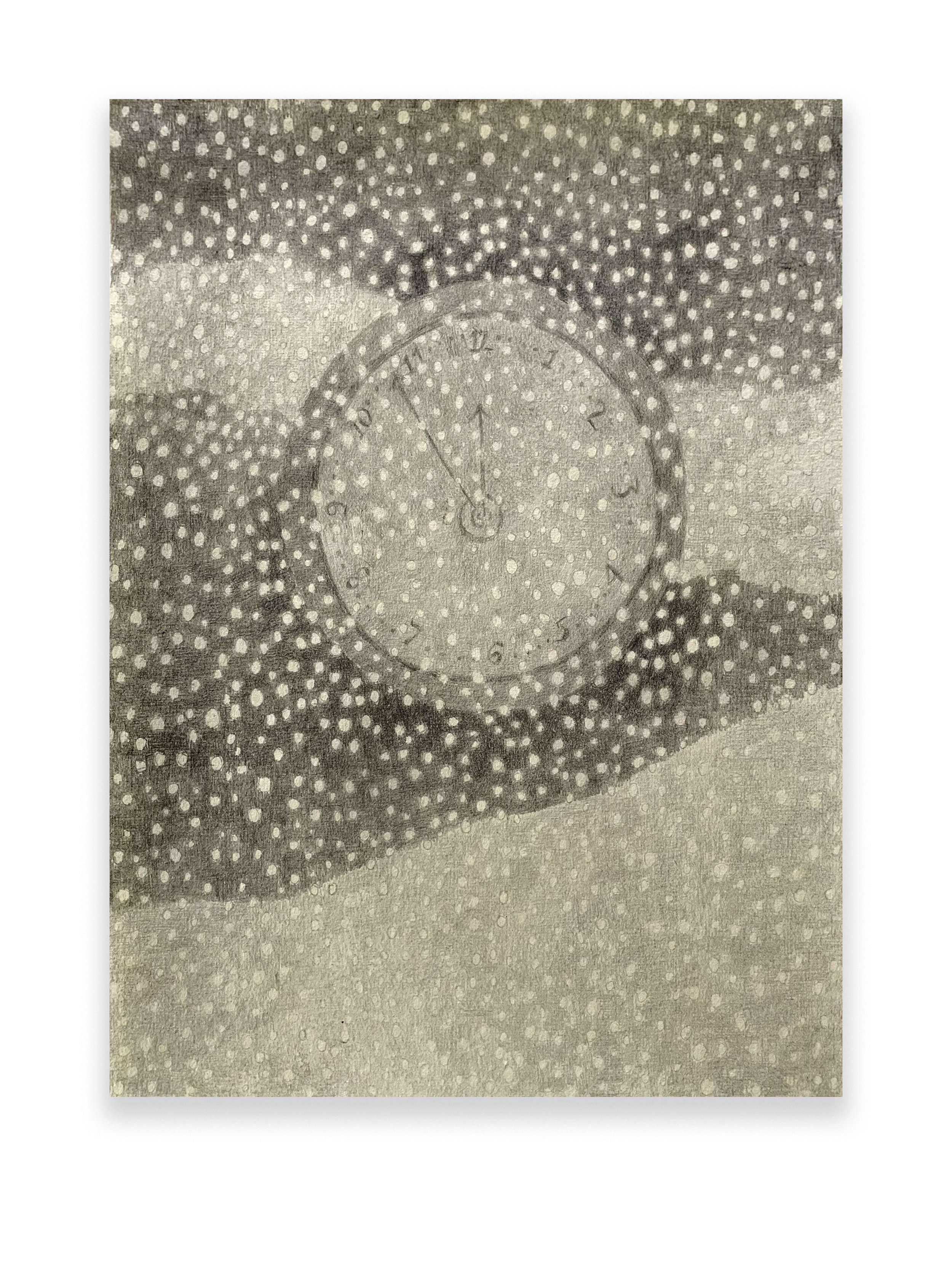 Winter Solstice, 2023, graphite on Japanese paper, 9.25” x 12.25," $1,000
