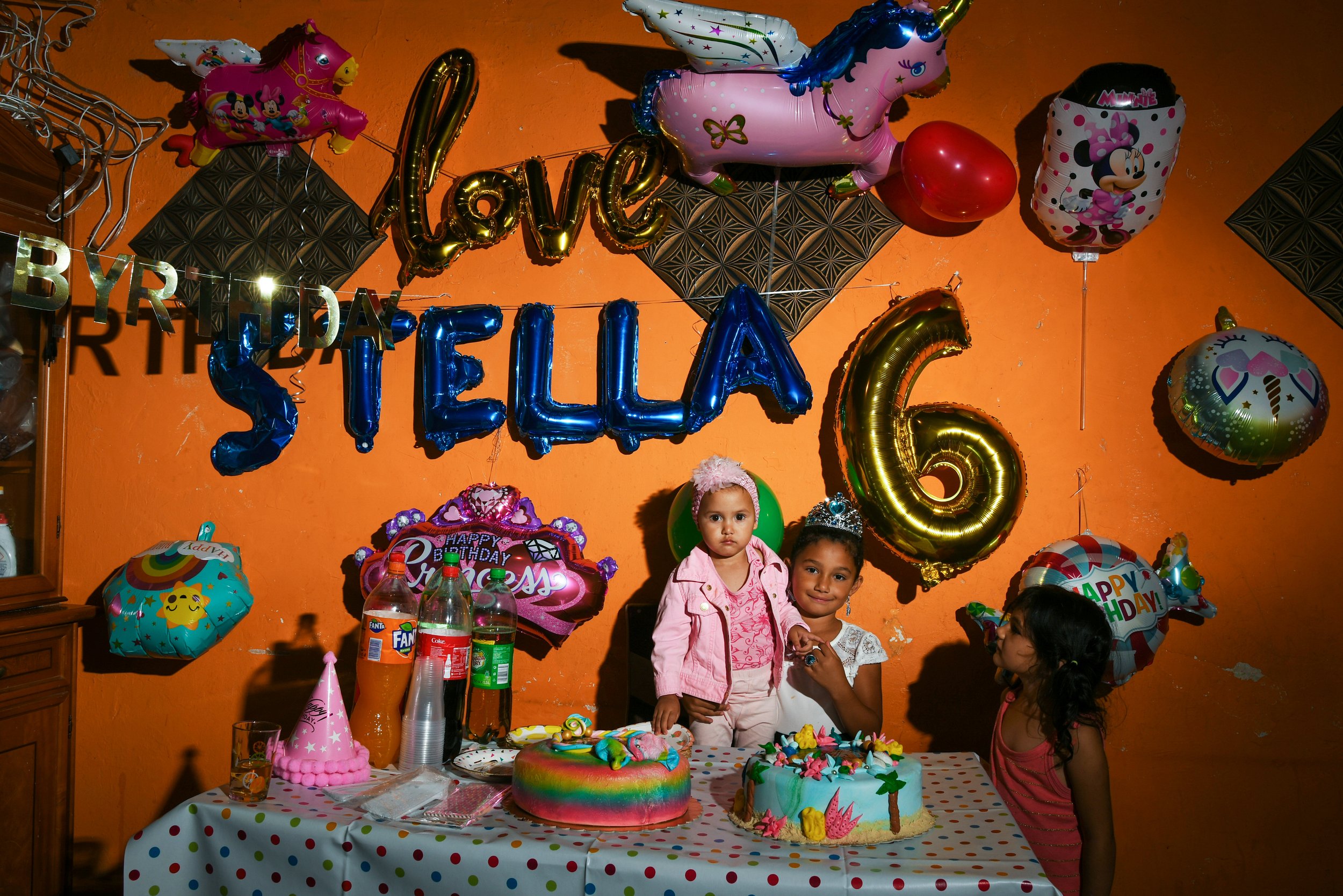 Stella turned six years old. She says that when she grows up, she wants to be a fashion expert or maybe a nail artist.