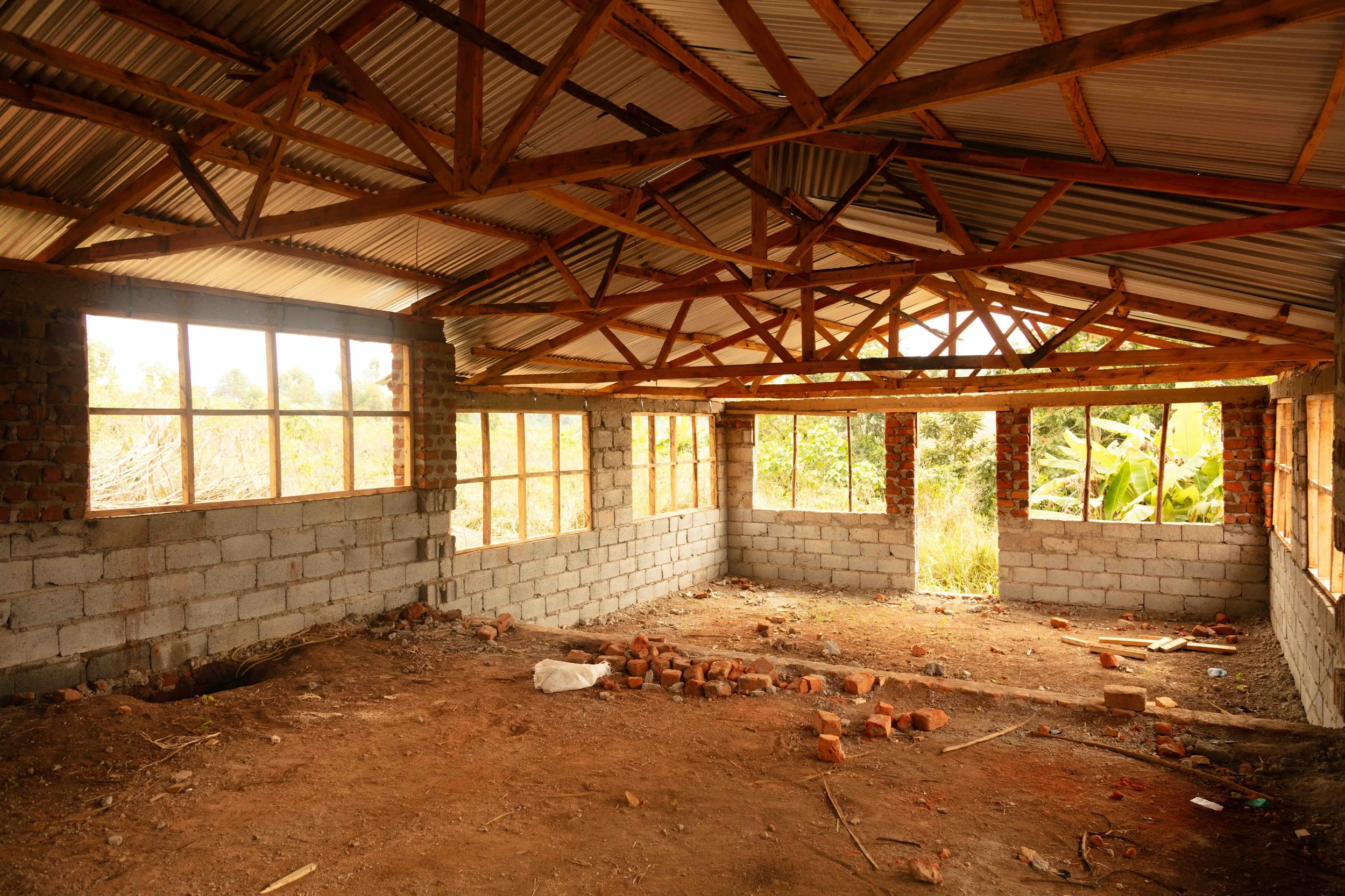 The chicken coop, ready to be finished (with your help!)