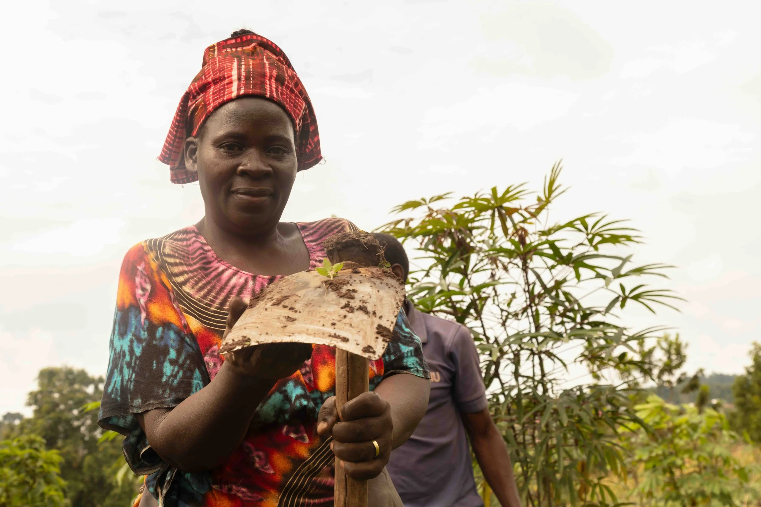 LAHU mom with her farm tools