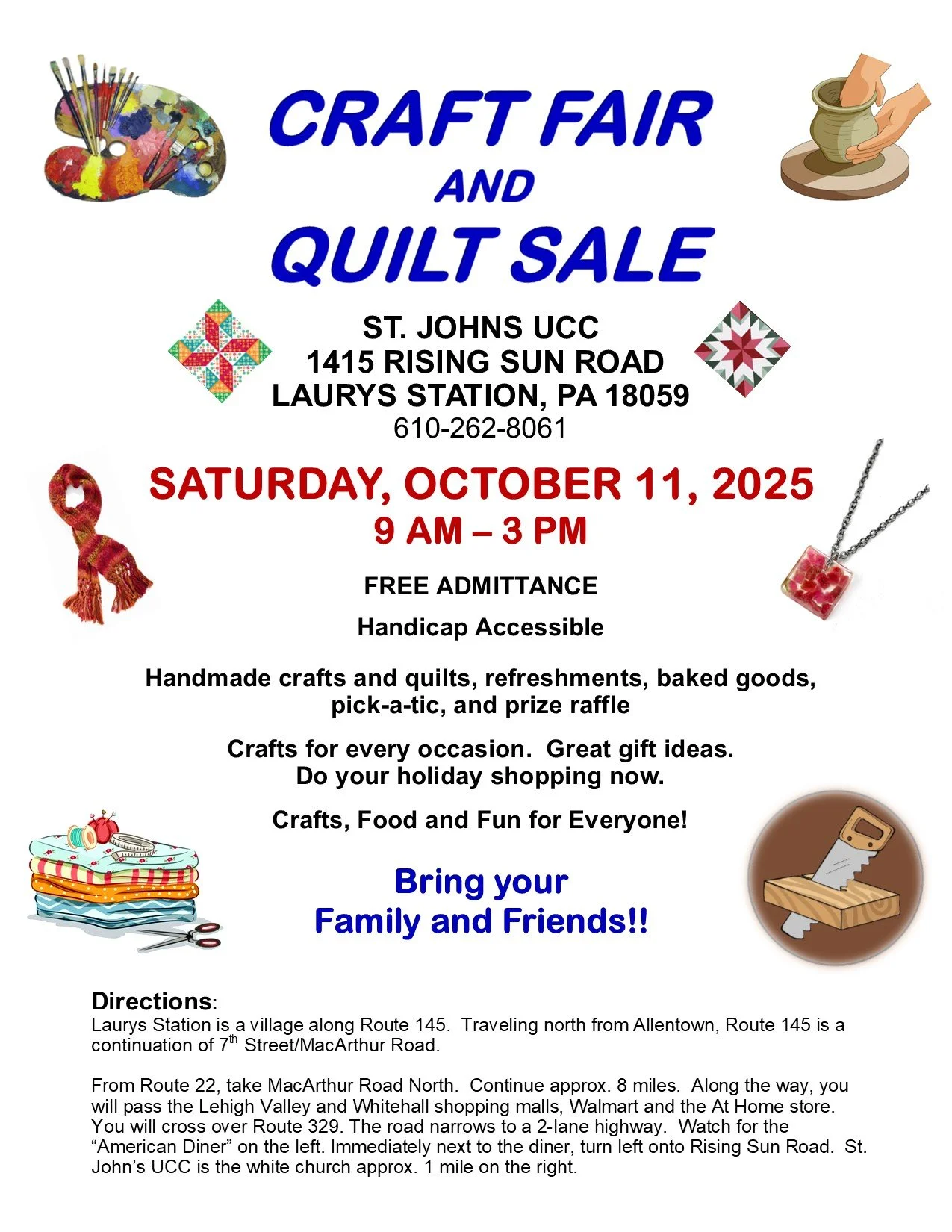 Craft Fair & Quilt Sale