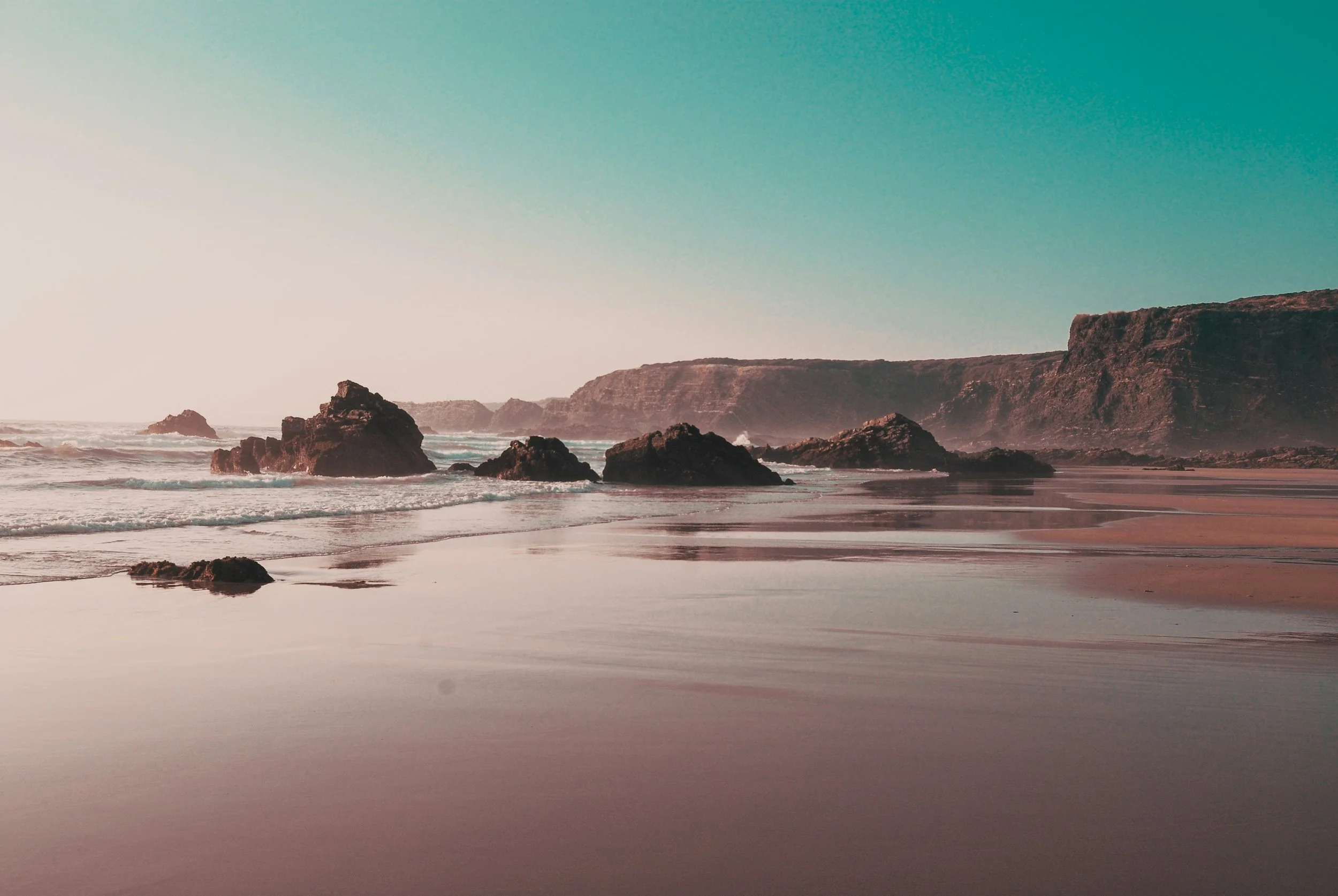 Rugged European Atlantic coastline