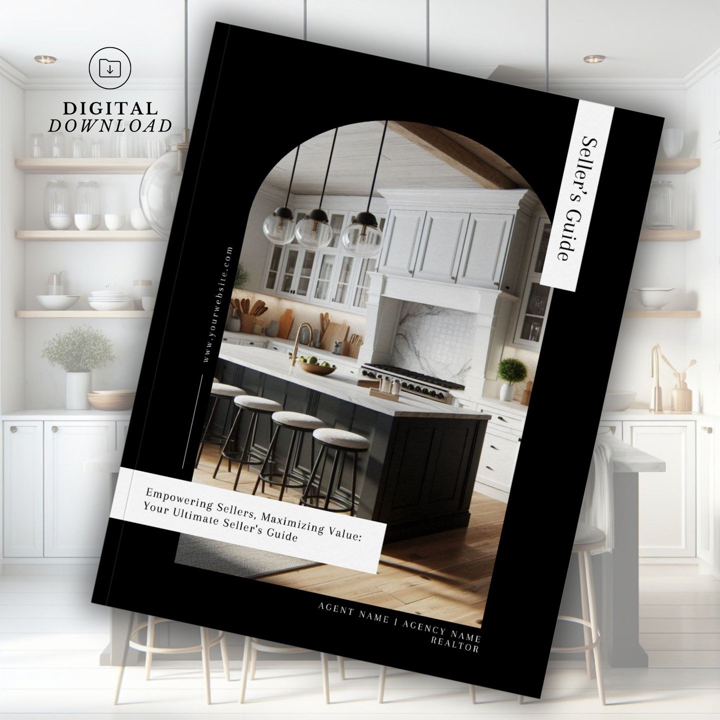 ✨New template✨ Elevate your real estate game with our 17-page Seller's Guide Brochure. From stunning visuals to compelling content, it's all included to help you seal the deal effortlessly. Link in bio to get yours today! #RealEstateMarketing #Listin