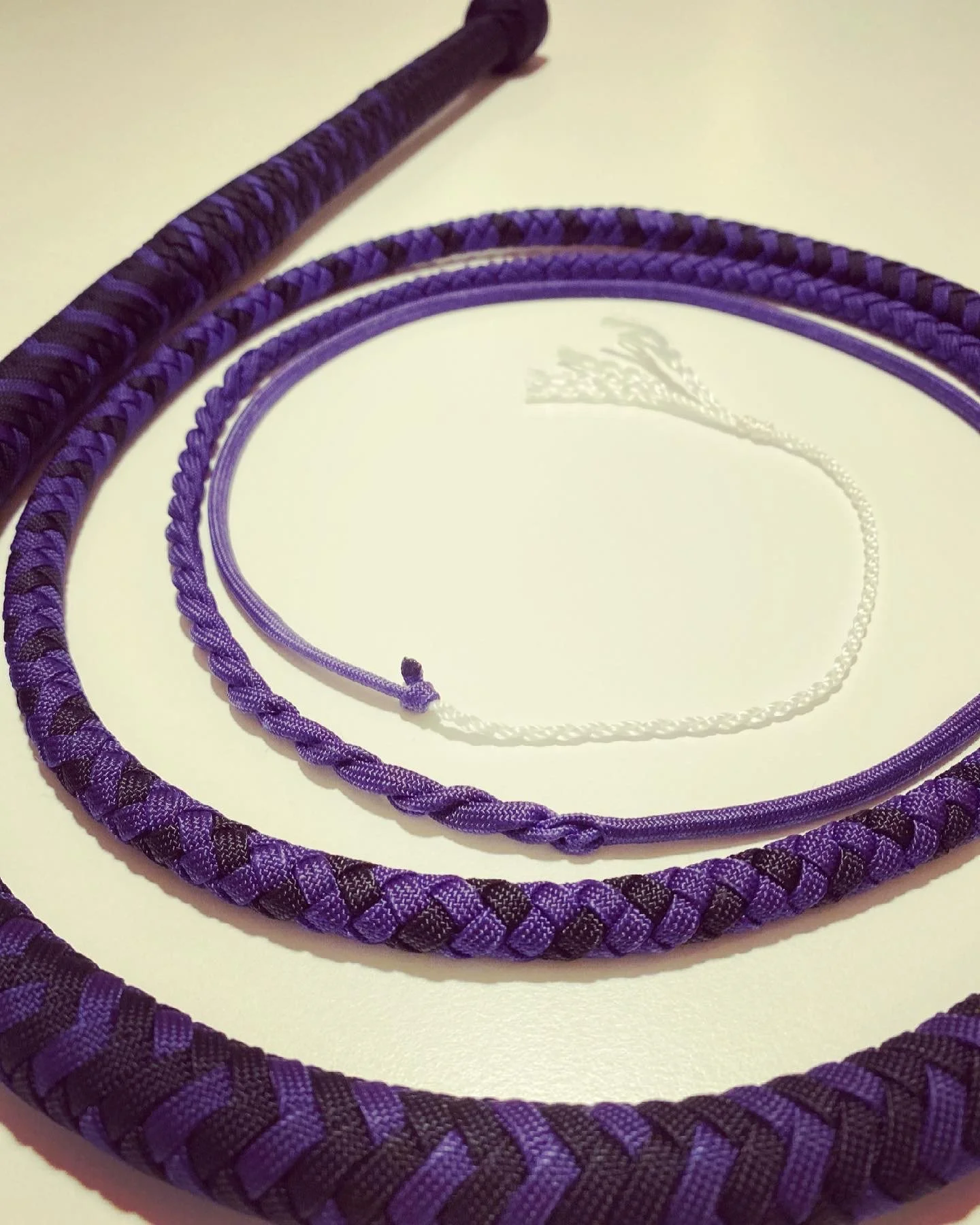 The Original Sin City Kitty Ombre Handle Bullwhip design