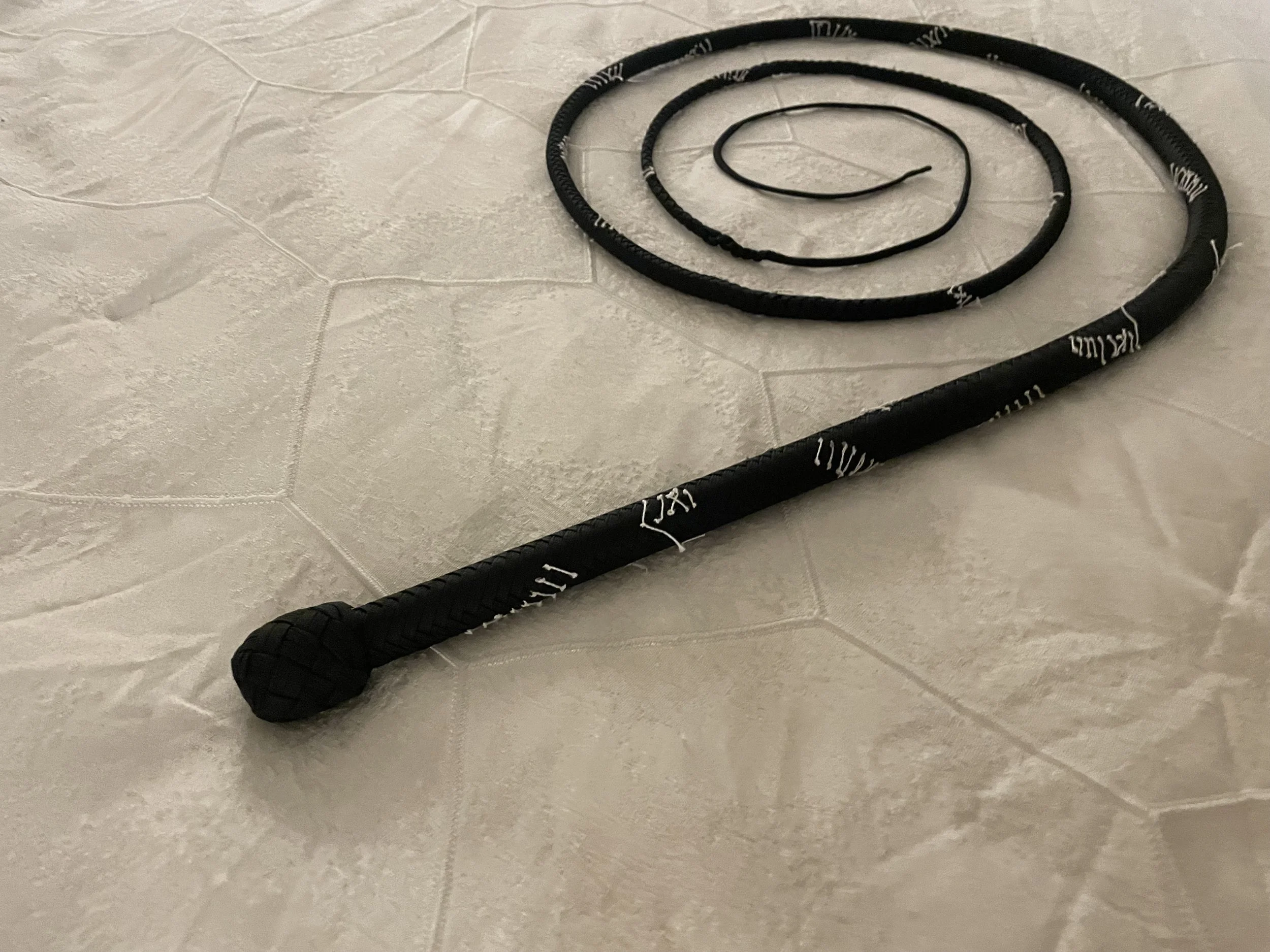 "Selena" 7ft Catwoman themed whip