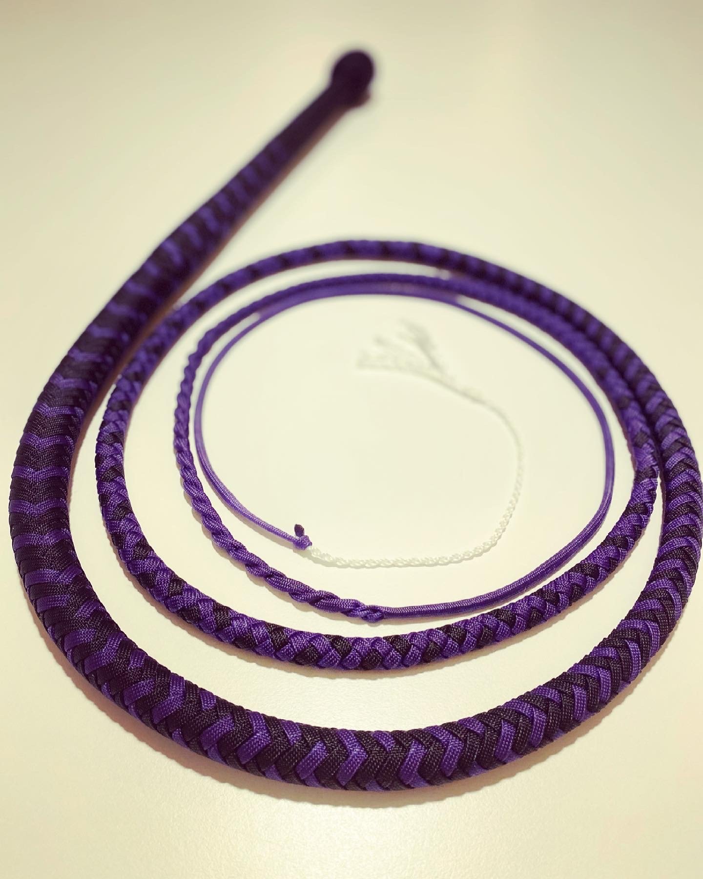 The Original Sin City Kitty Ombre Handle Bullwhip design