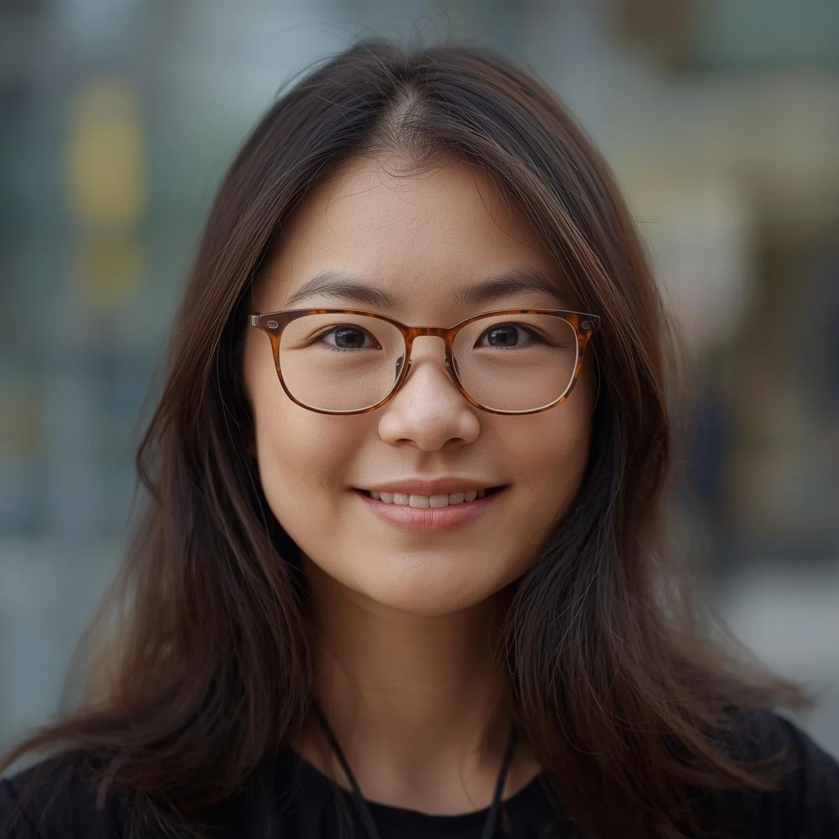 Close-up portrait of a person describing personal growth from the Find Your Purpose course.