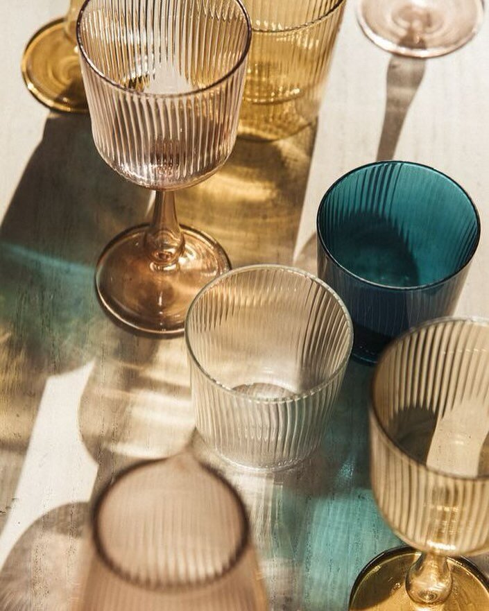 Inspiring Italian glassware made by @randd.lab for @sundayshop.co