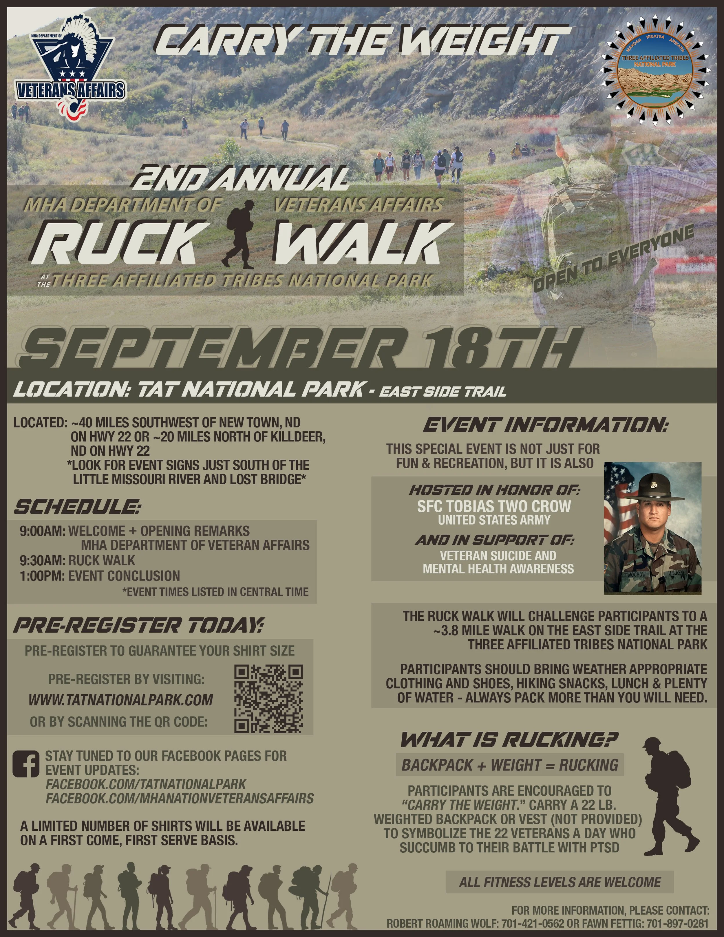 2nd Annual MHA Department of Veterans Affairs Ruck Walk 2026