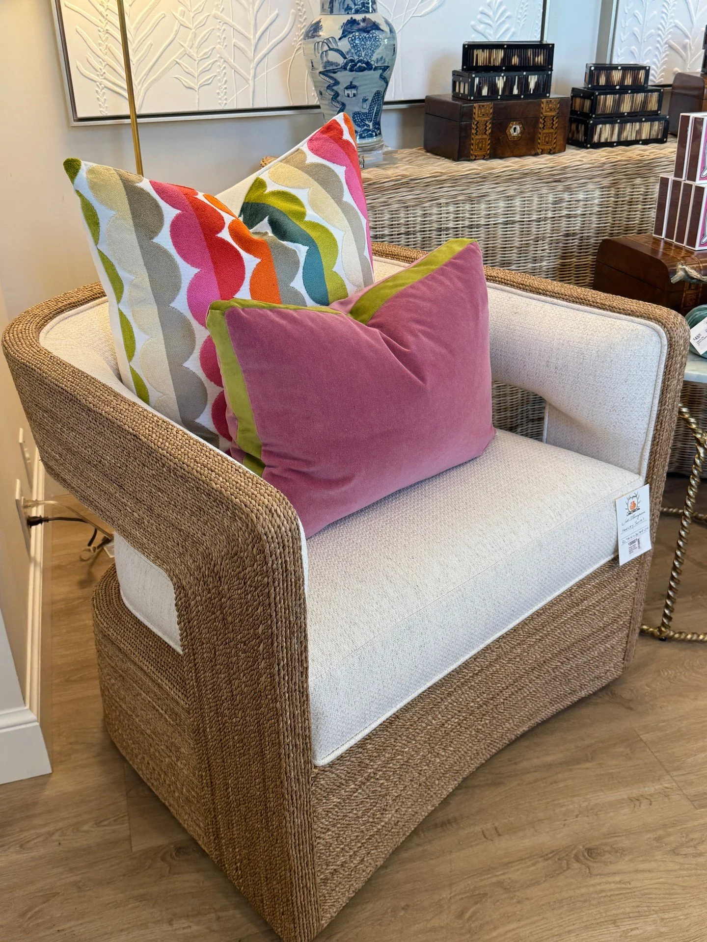 Looking for style and comfort? We’ve got you covered. Explore our collection of seating options — each one beautiful, cozy, and perfect for elevating your space.
Finish the look with our pillows! Choose from a wide range of colors and te
