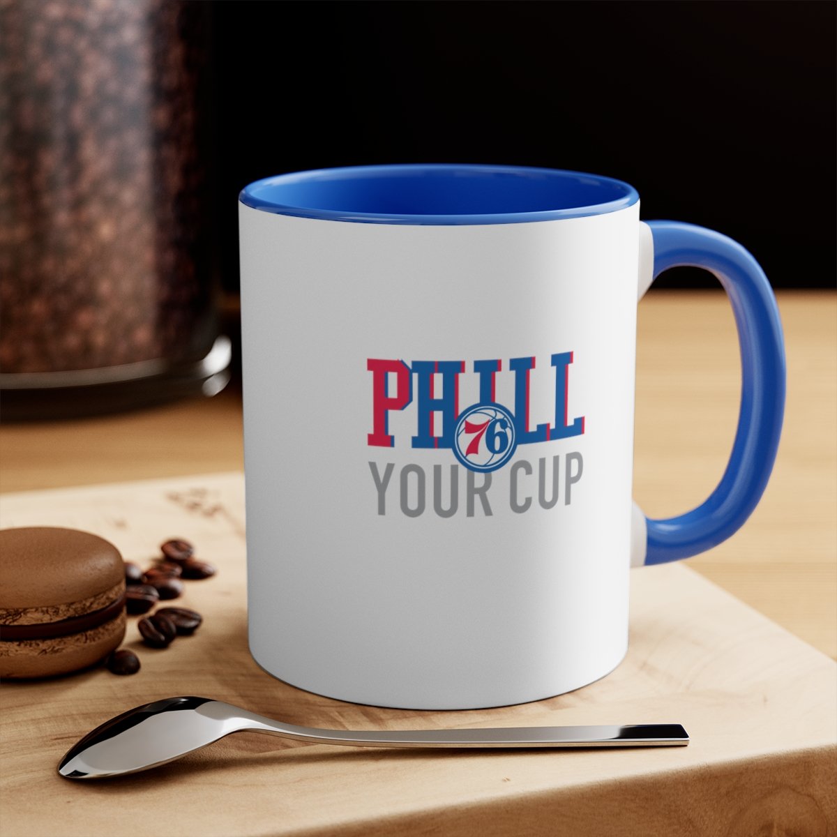 Phill Your Cup ~ 76ers Mug (11oz Accent Mug)  phillyourcup