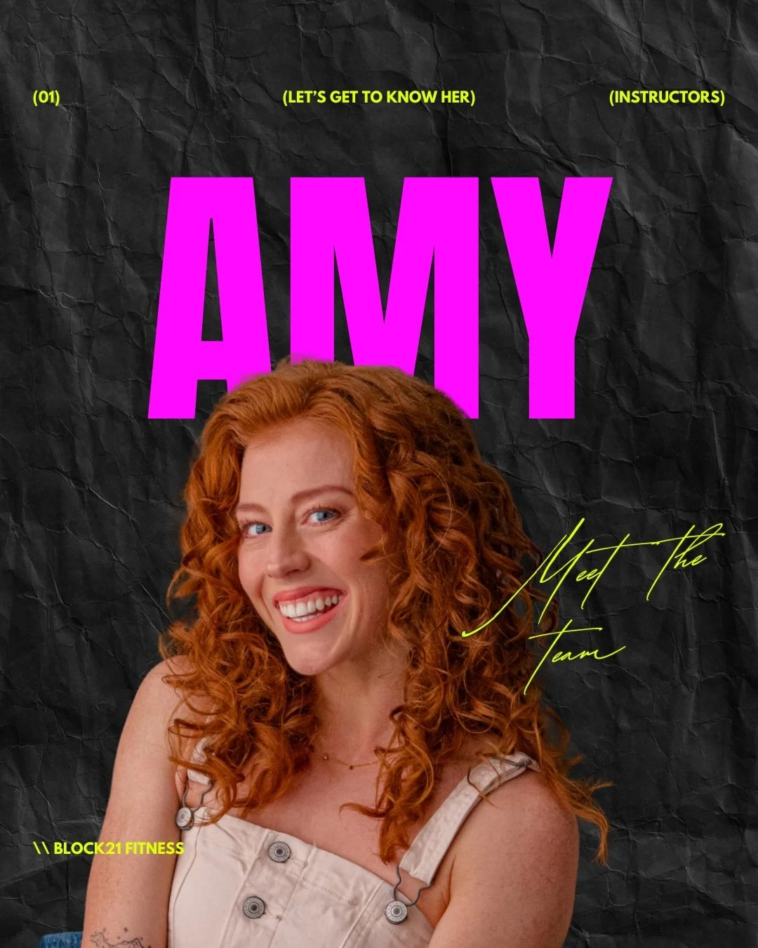 A HOT NEW BOMBSHELL HAS ENTERED THE VILLA! 
Help us welcome Amy to the BLOCK21 Team! Her infection energy is sure to make your day🙌
Catch her classes this week for FREE!
- Wednesday at 7:45AM
- Thursday 7:45PM
Who&rsquo;s snagging a spot for her cla