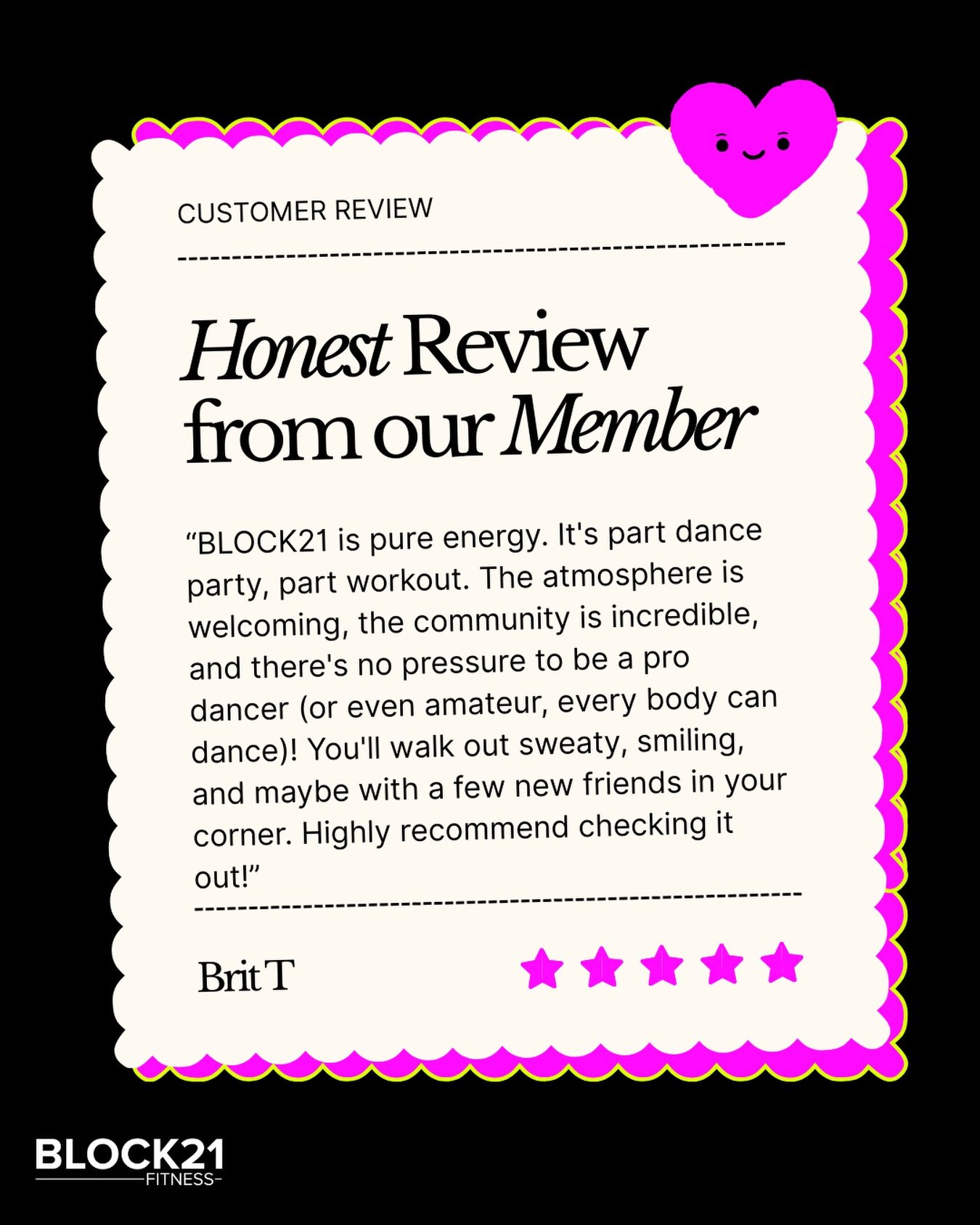 Add this to the list of things that make our heart sing 🥹
&bull;
#denverfit #denverfitness #denversbest #review #dancecardio