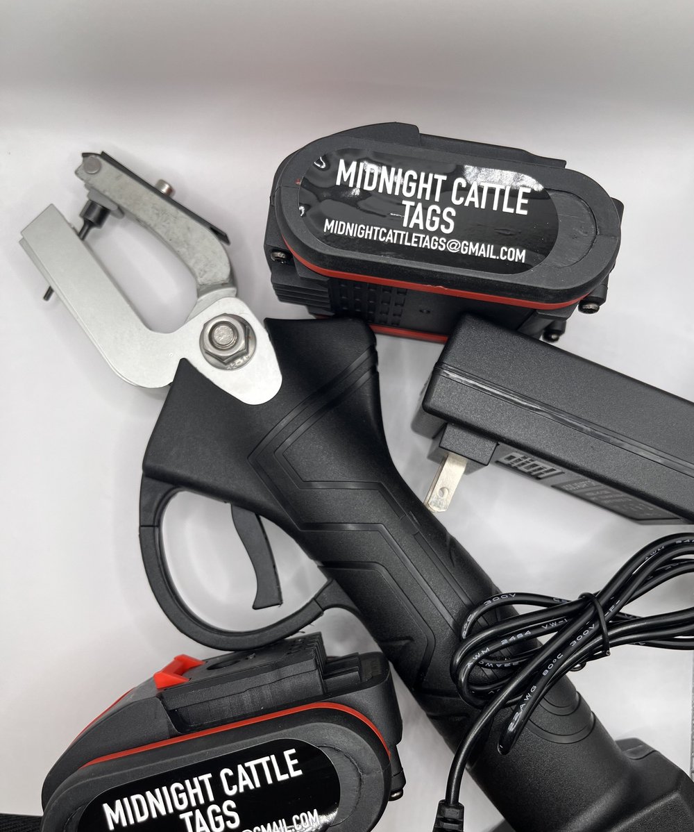 Electric Z-Tag/ A Tag One Piece Tagger — Midnightcattletags.com