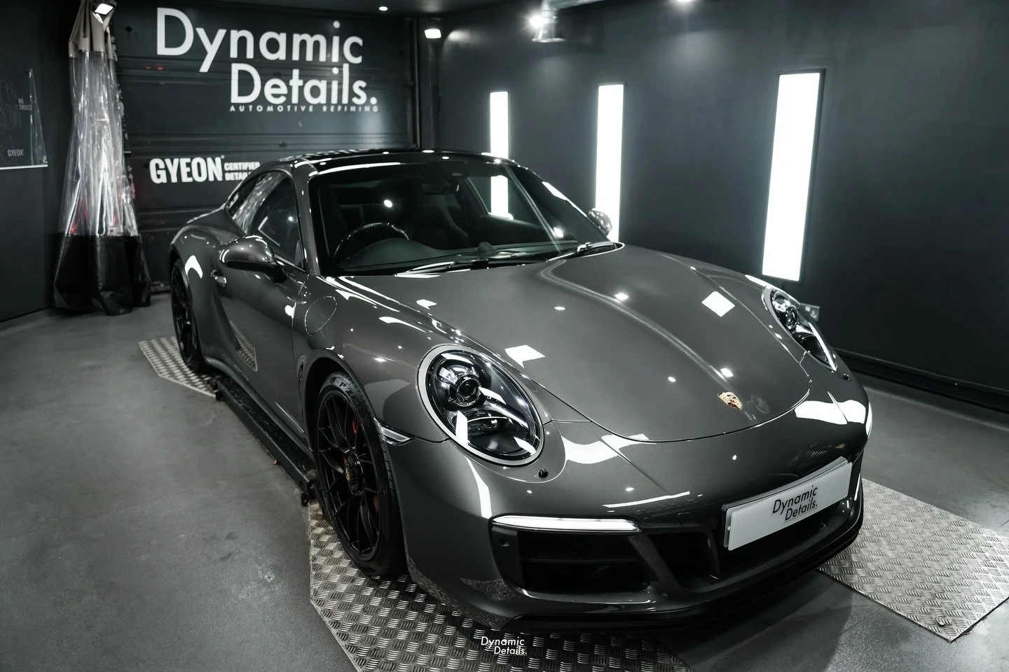 This exceptional 991.2 Porsche came in for a full enhancement package, including a Stage 2 paint correction to restore clarity and depth, targeted PPF application for high-impact areas, and long-lasting protection with our range of Gyeon ceramic coat