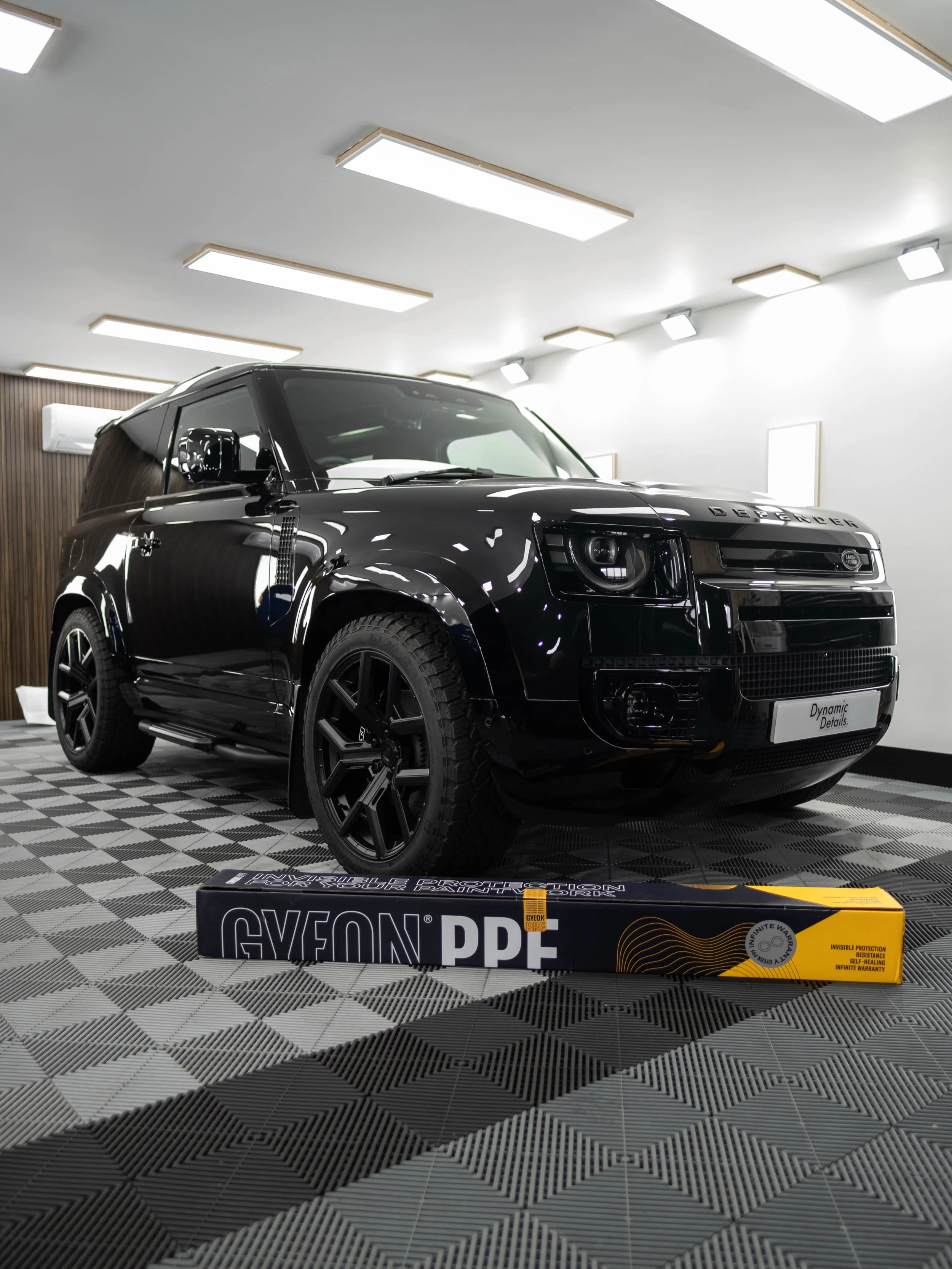 Full front end PPF on this Urban Defender 90