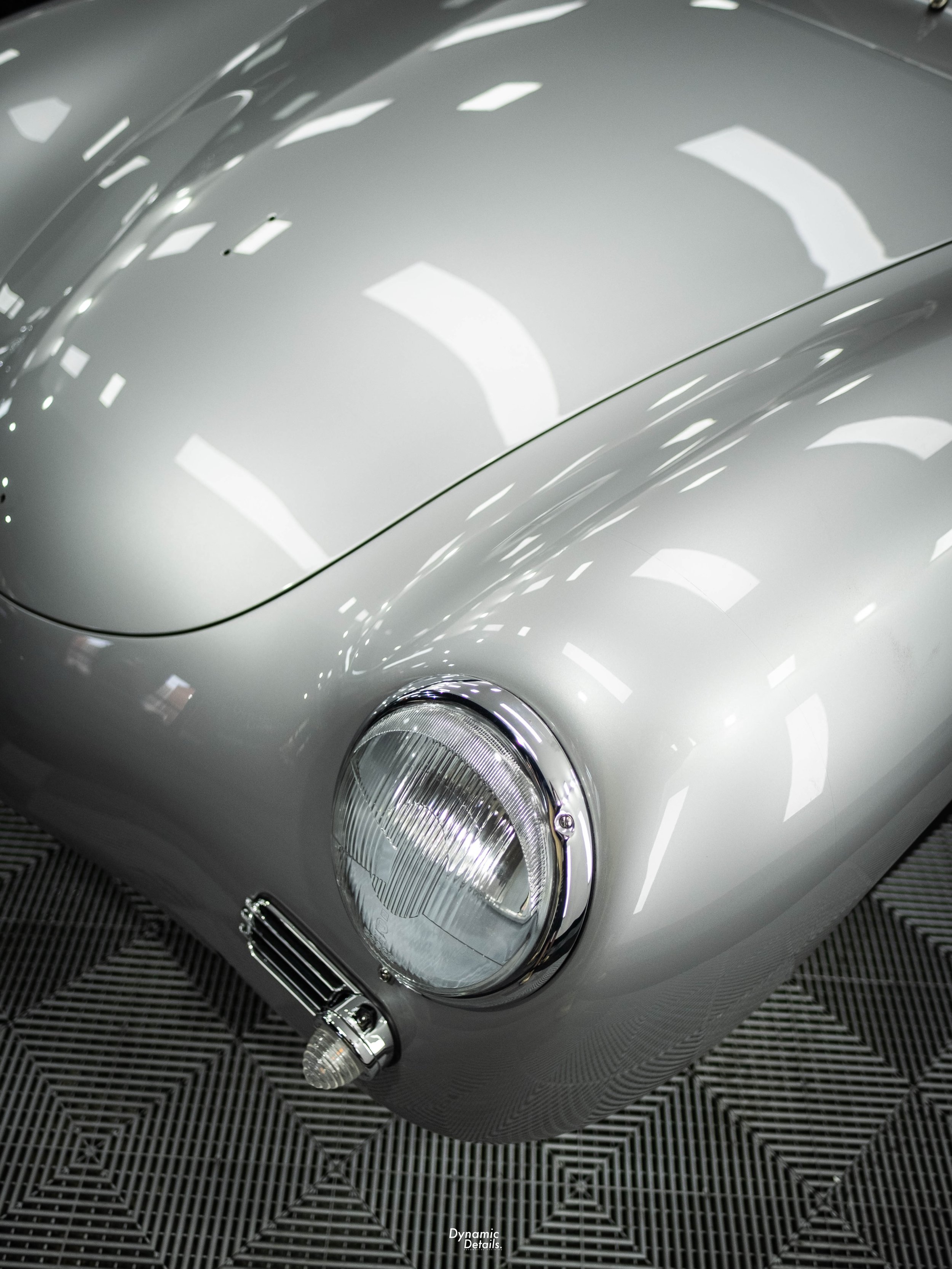 Partial Front End PPF on this nearly restored Porsche 356. Restored by @adp_classic_racing