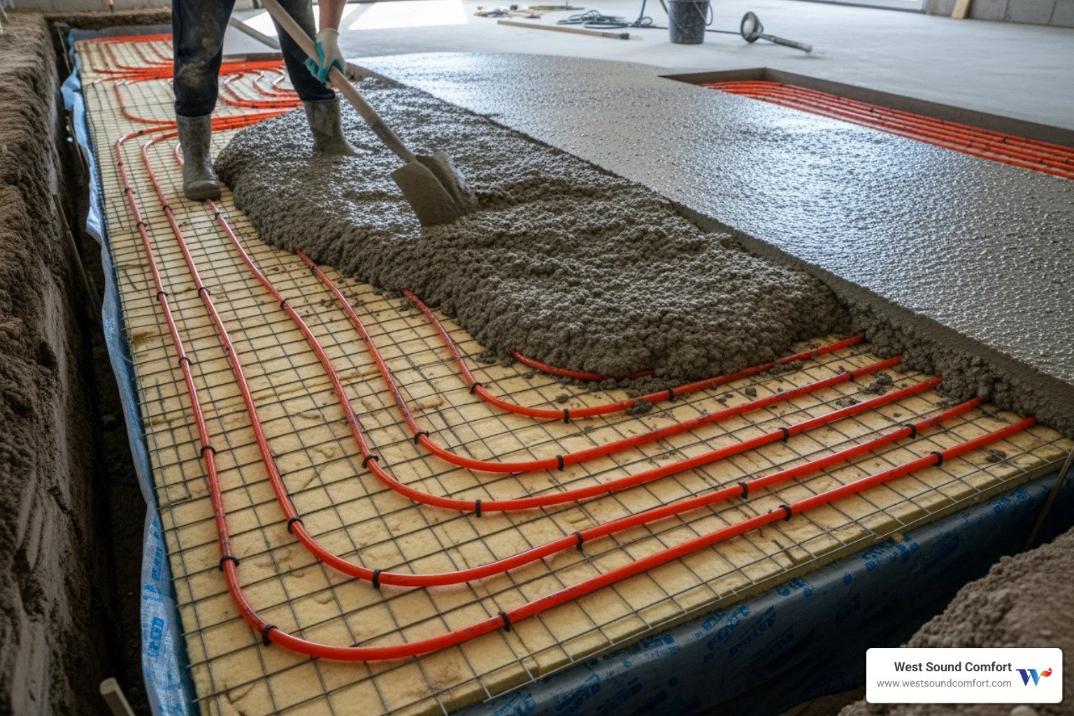 Warm Up Your Space with Radiant Heat Tubing in Concrete