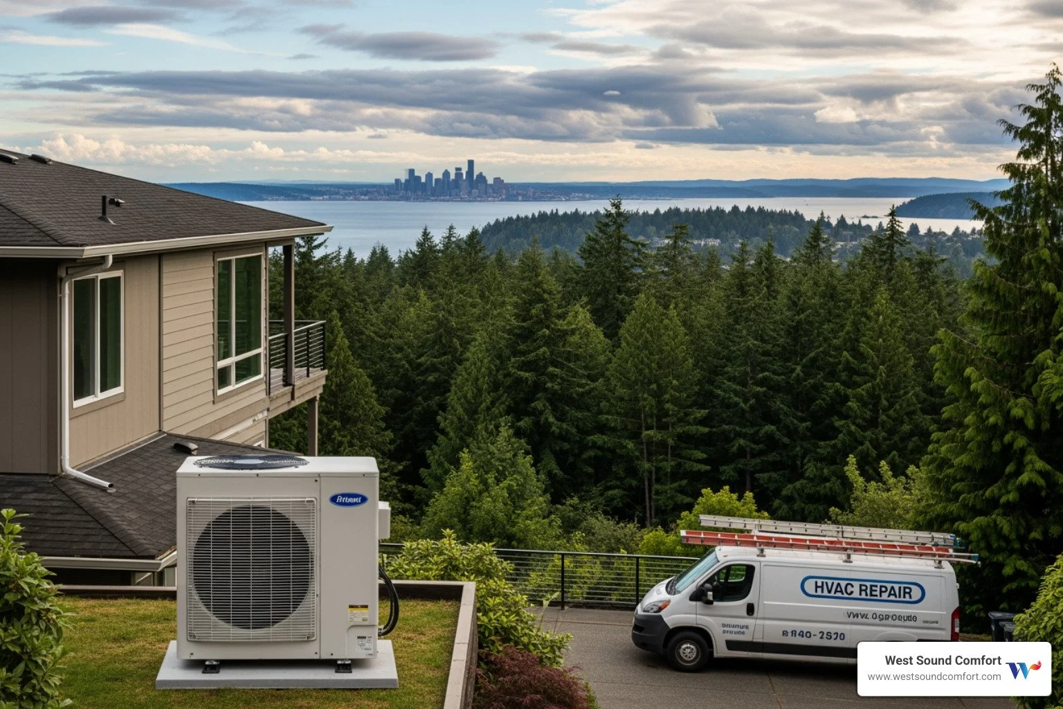 Find someone for same day heat pump repair on Bainbridge Island, WA