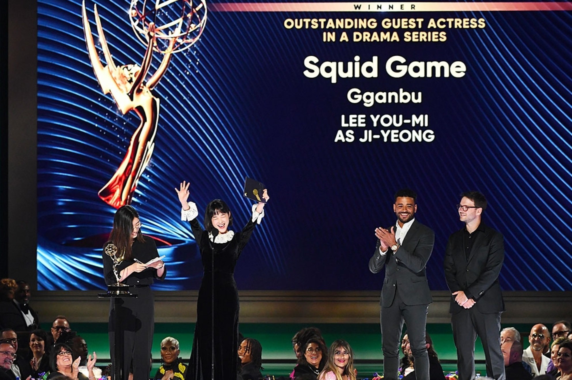 Onstage Acceptance Speech w/ Lee Yoomi @ 2022 Creative Arts Emmys