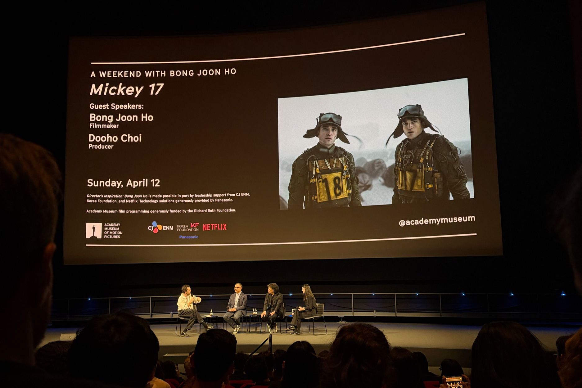Academy Museum of Motion Pictures: A Weekend With Bong Joon Ho 

w/ Bong Joon Ho and Dooho Choi