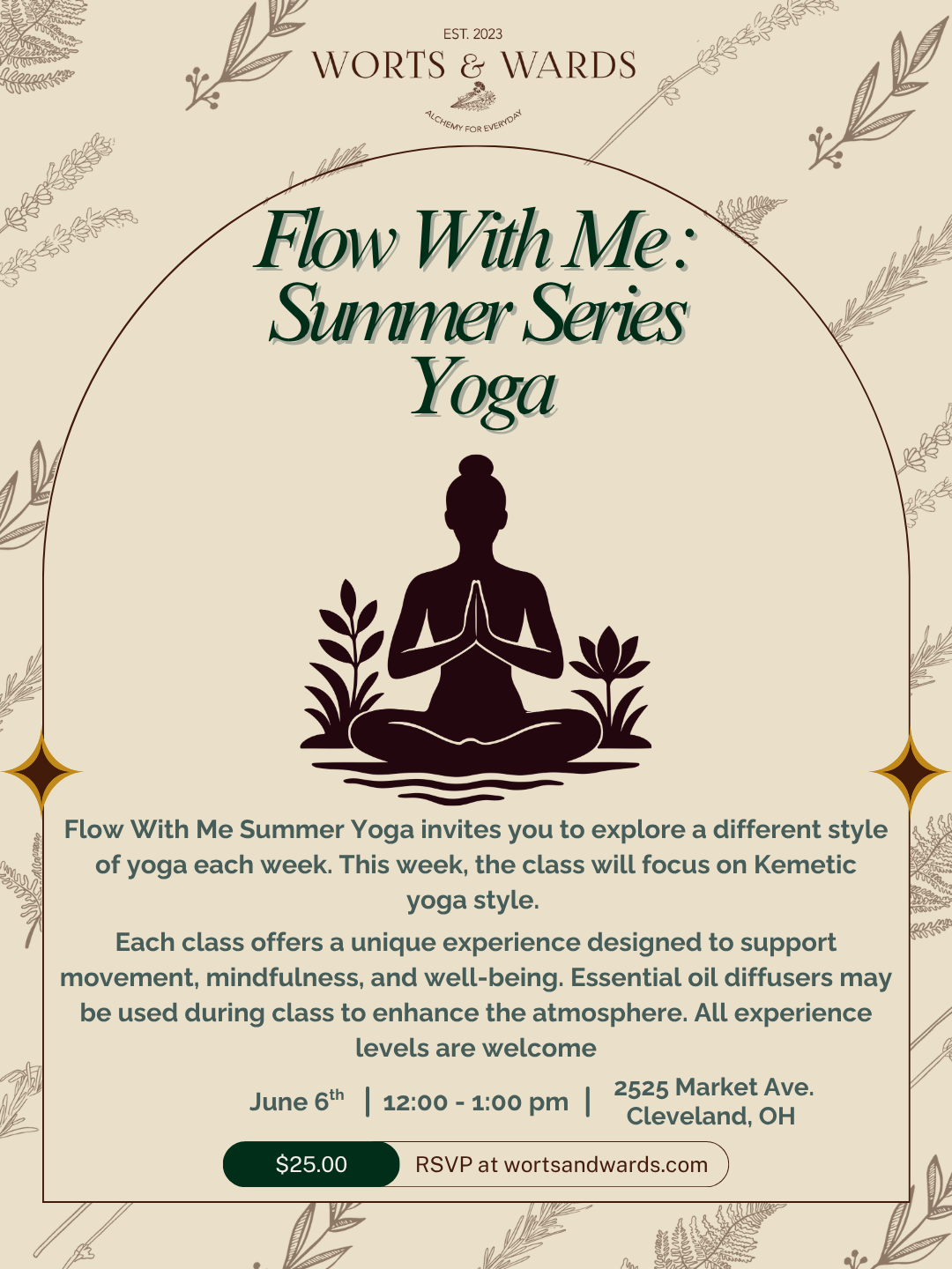 Flow With Me : Summer Series Yoga guided by Anita English