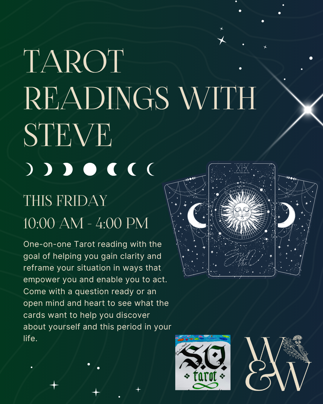 Tarot readings with Steve 
